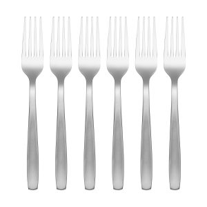 Paulina Satin Mirror Dinner Forks, Set of 6