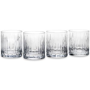 Soho Crystal Double Old-Fashioned Glasses, Set of 4