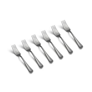 Malibu Satin Salad Forks, Set of 6