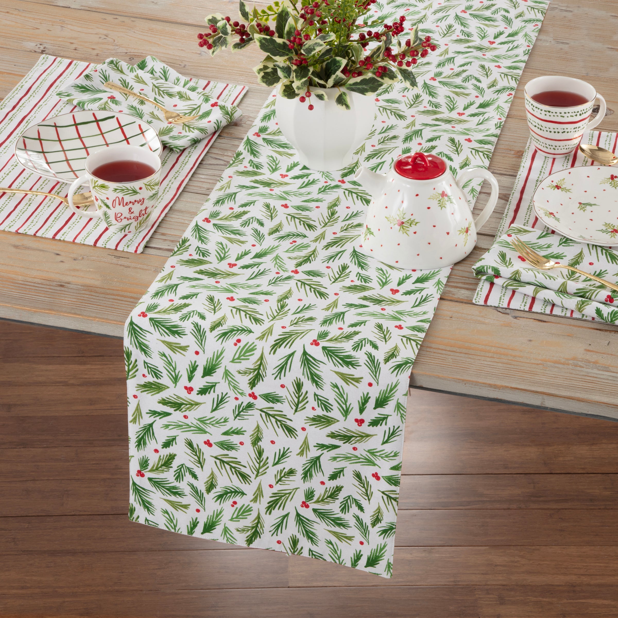 Bayberry Merry & Bright Dinner Napkins, Set of 4 - Image 2