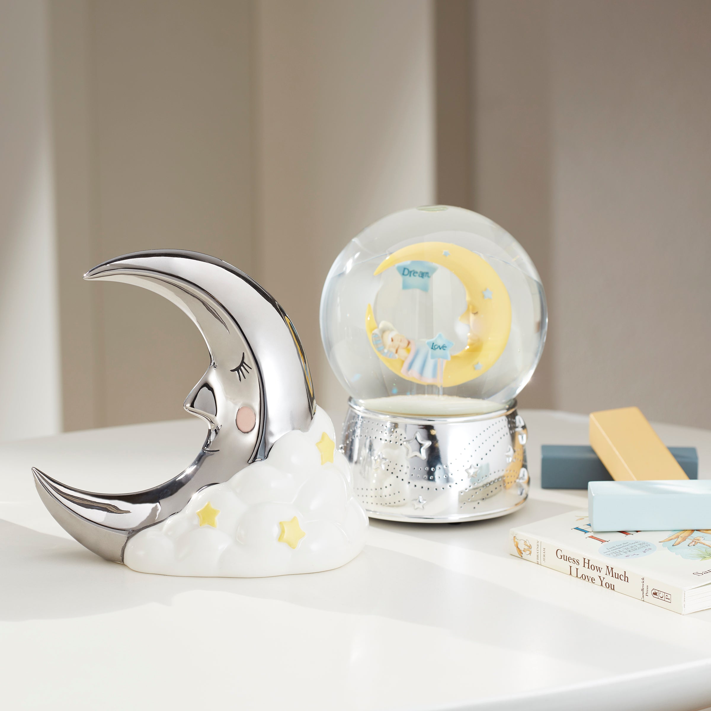 Sweet Dreams Silverplate Musical Snow Globe - Image 2