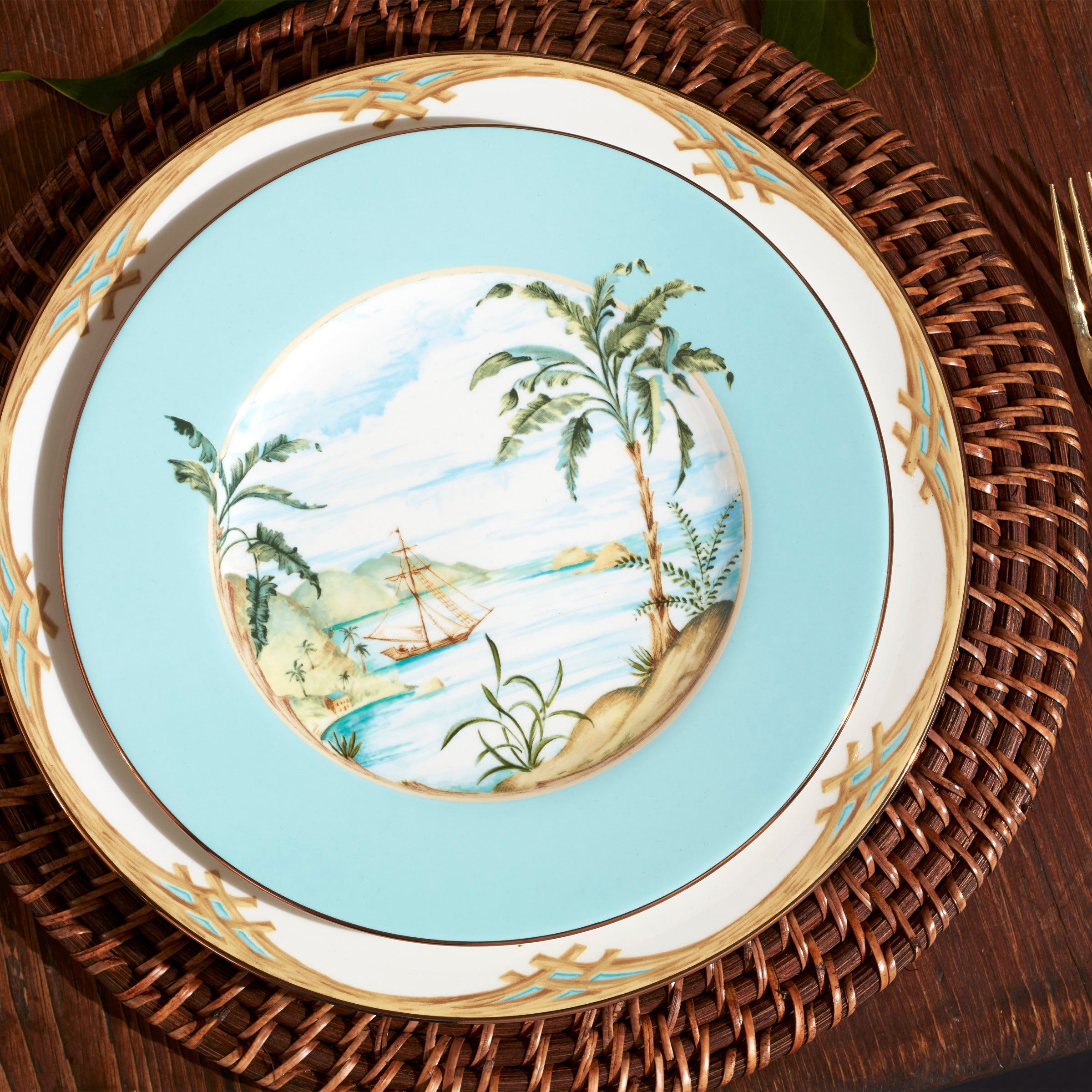 British Colonial Tradewind Accent Plate - Image 7