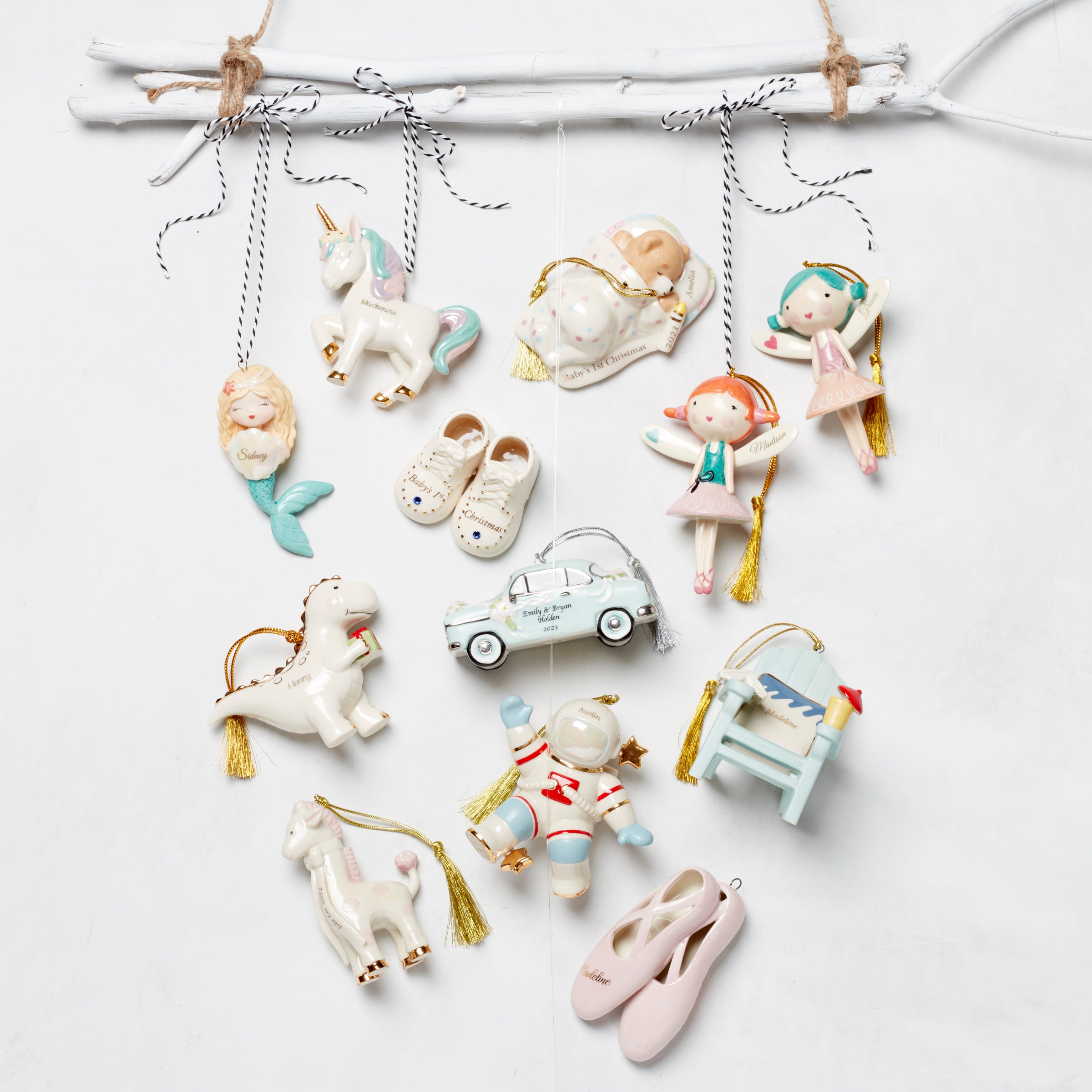 Personalized Baby's Teddy Bear Ornament - Image 4