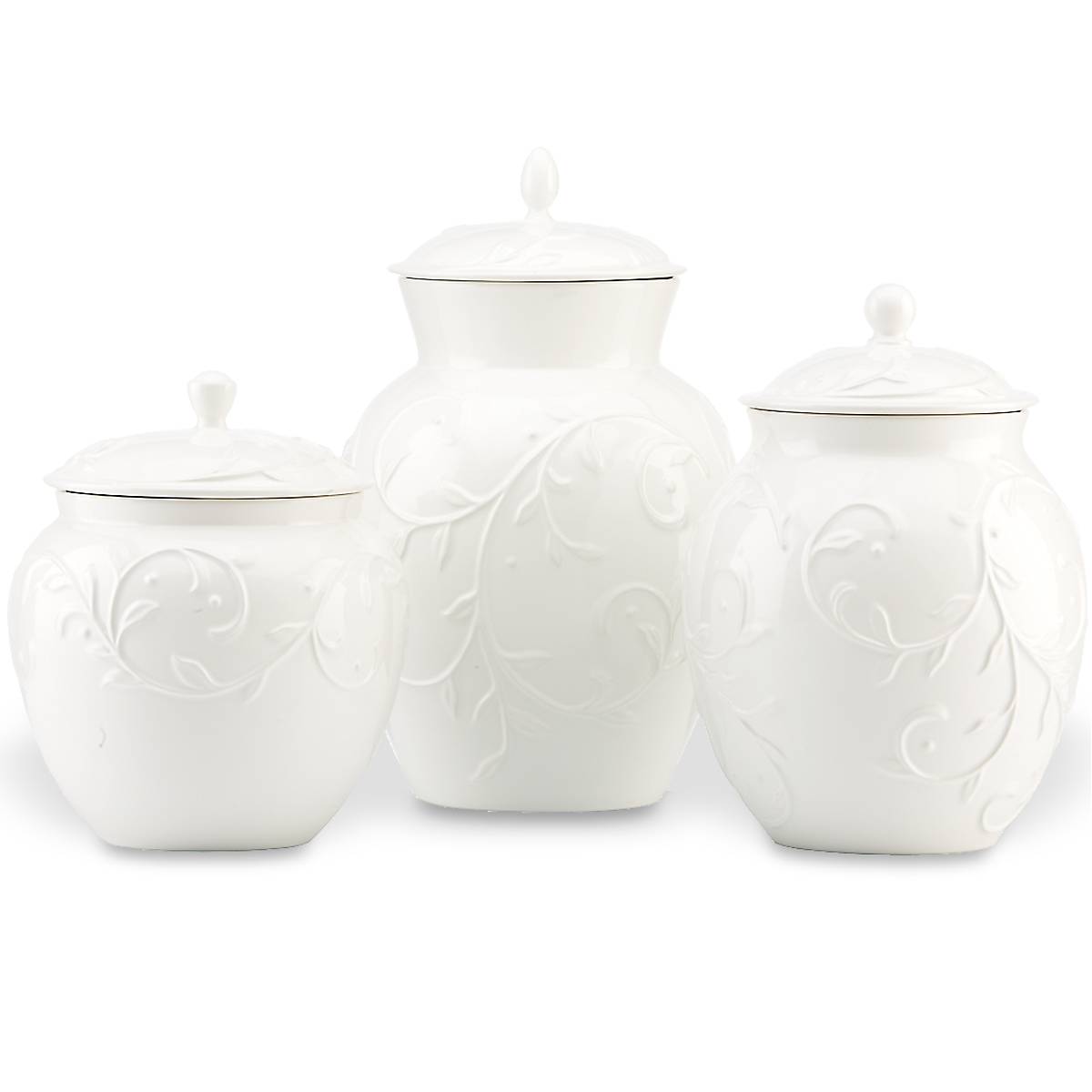 Opal Innocence Carved 3-Piece Canister Set - Image 2