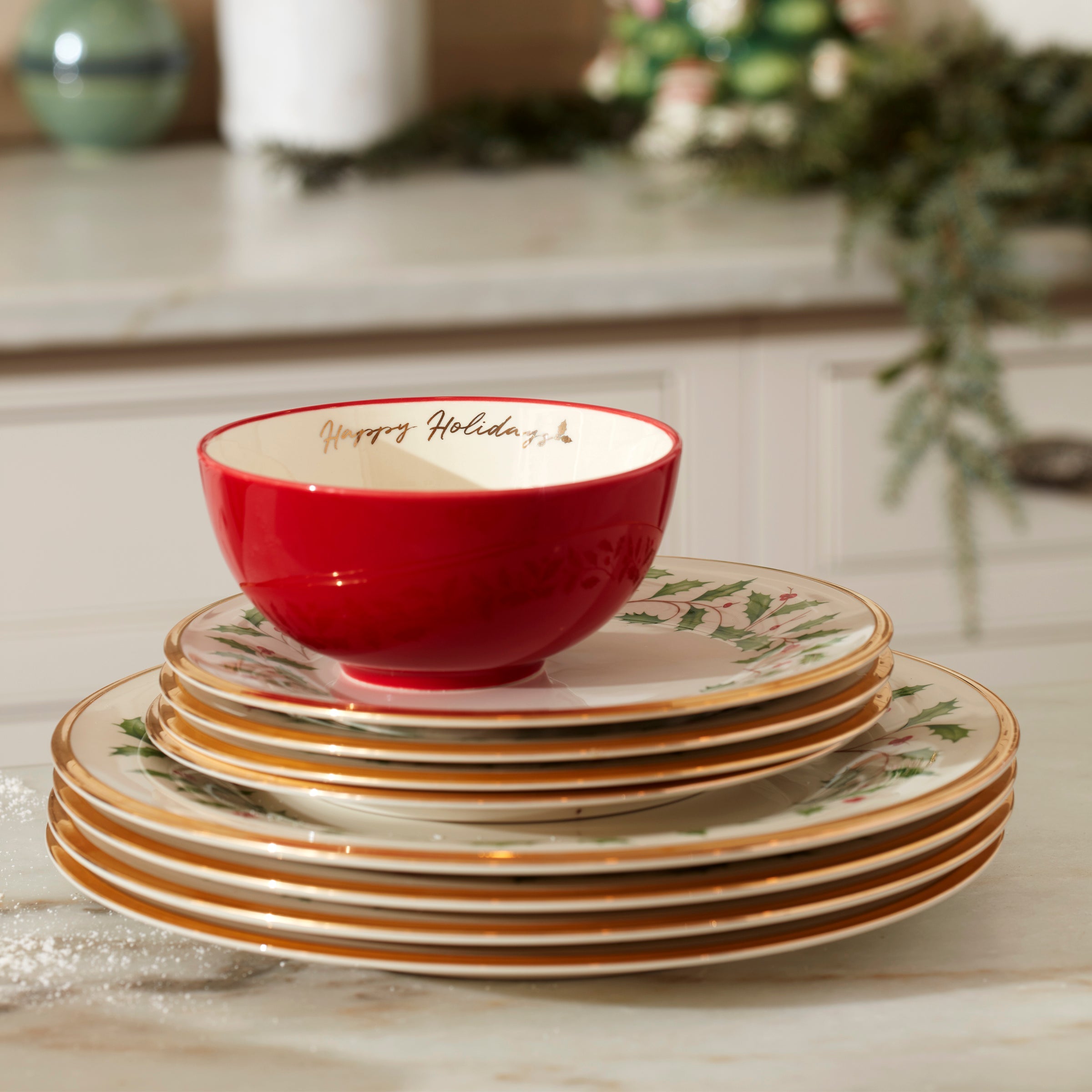 Holiday Salad Plates, Set of 6 - Image 6