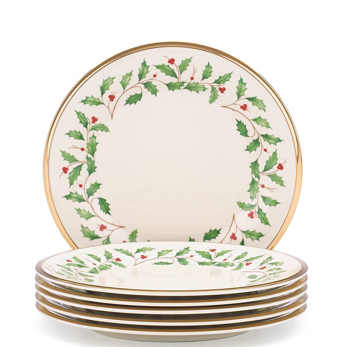 Holiday Salad Plates, Set of 6 - Image 7