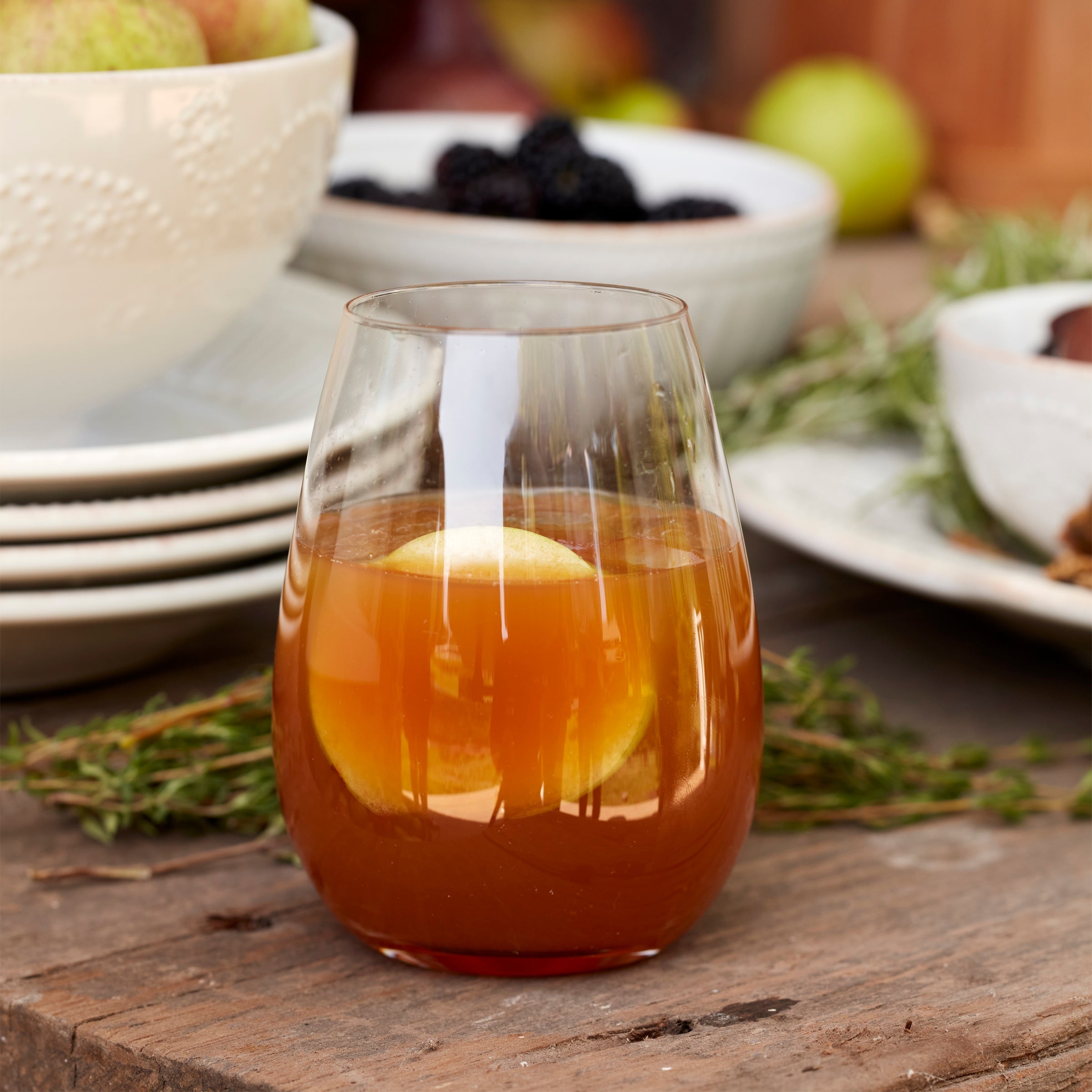 Tuscany Classics Stemless Wine Glasses, Set of 6 - Image 4