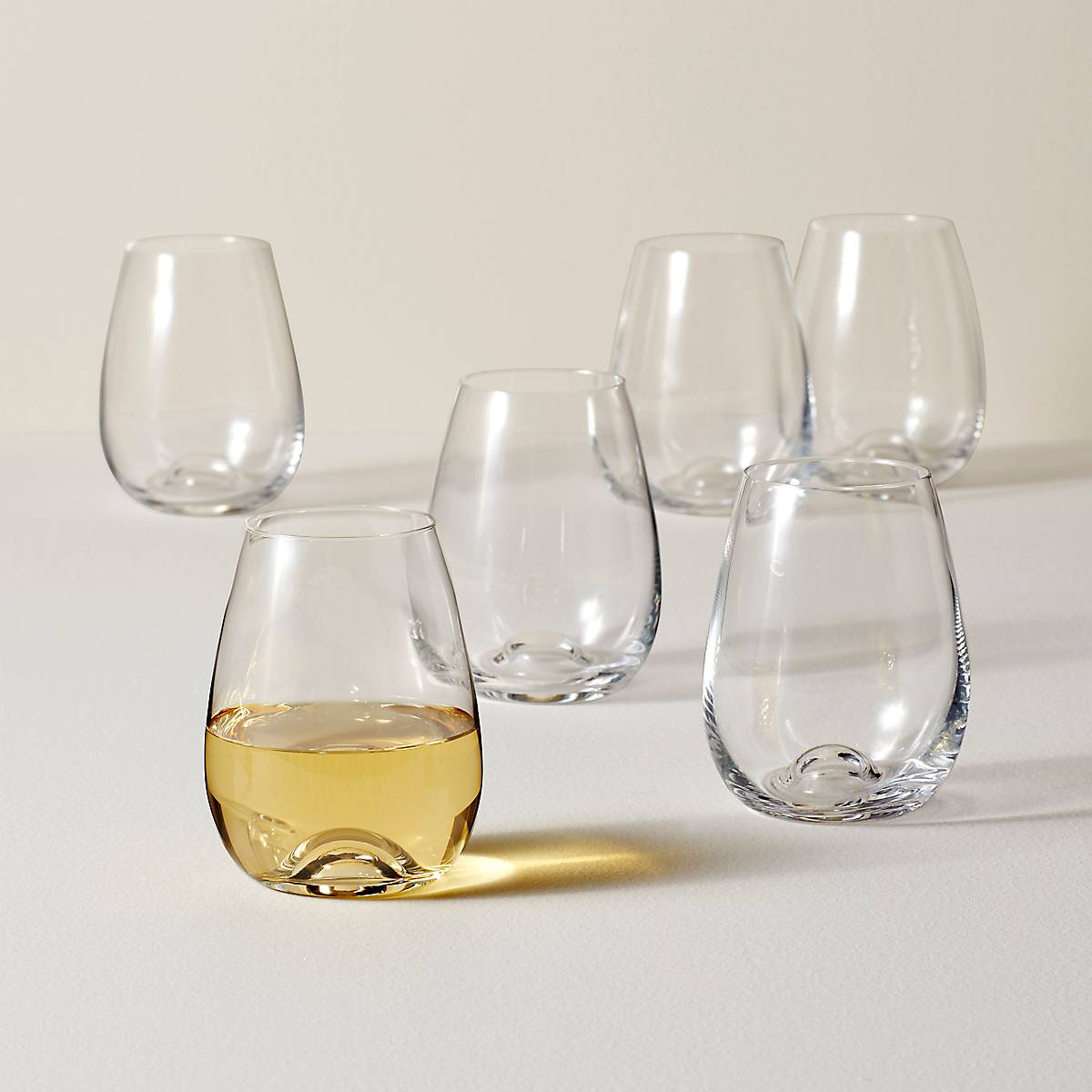Tuscany Classics Stemless Wine Glasses, Set of 6 - Image 2