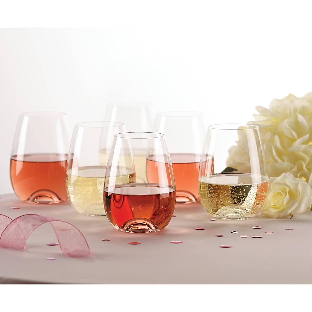 Tuscany Classics Stemless Wine Glasses, Set of 6 - Image 8