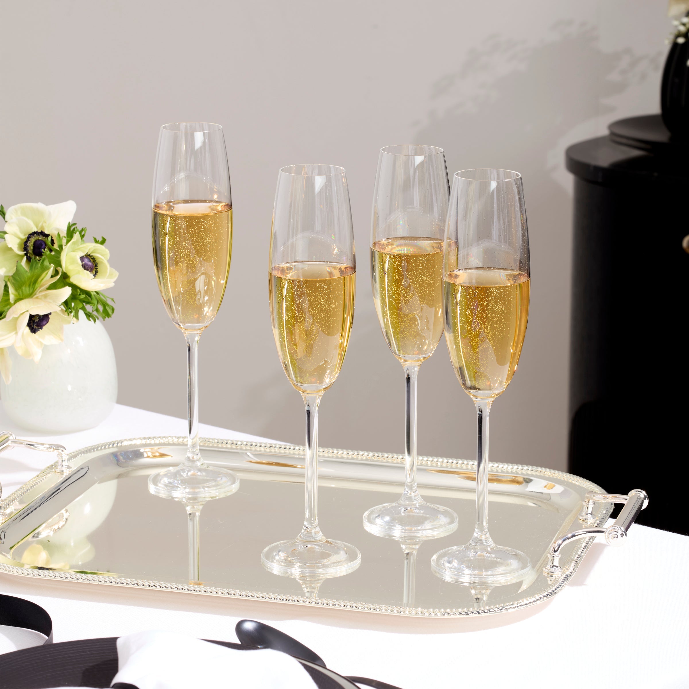 Tuscany Classics Champagne Flute Glasses, Set of 6 - Image 4