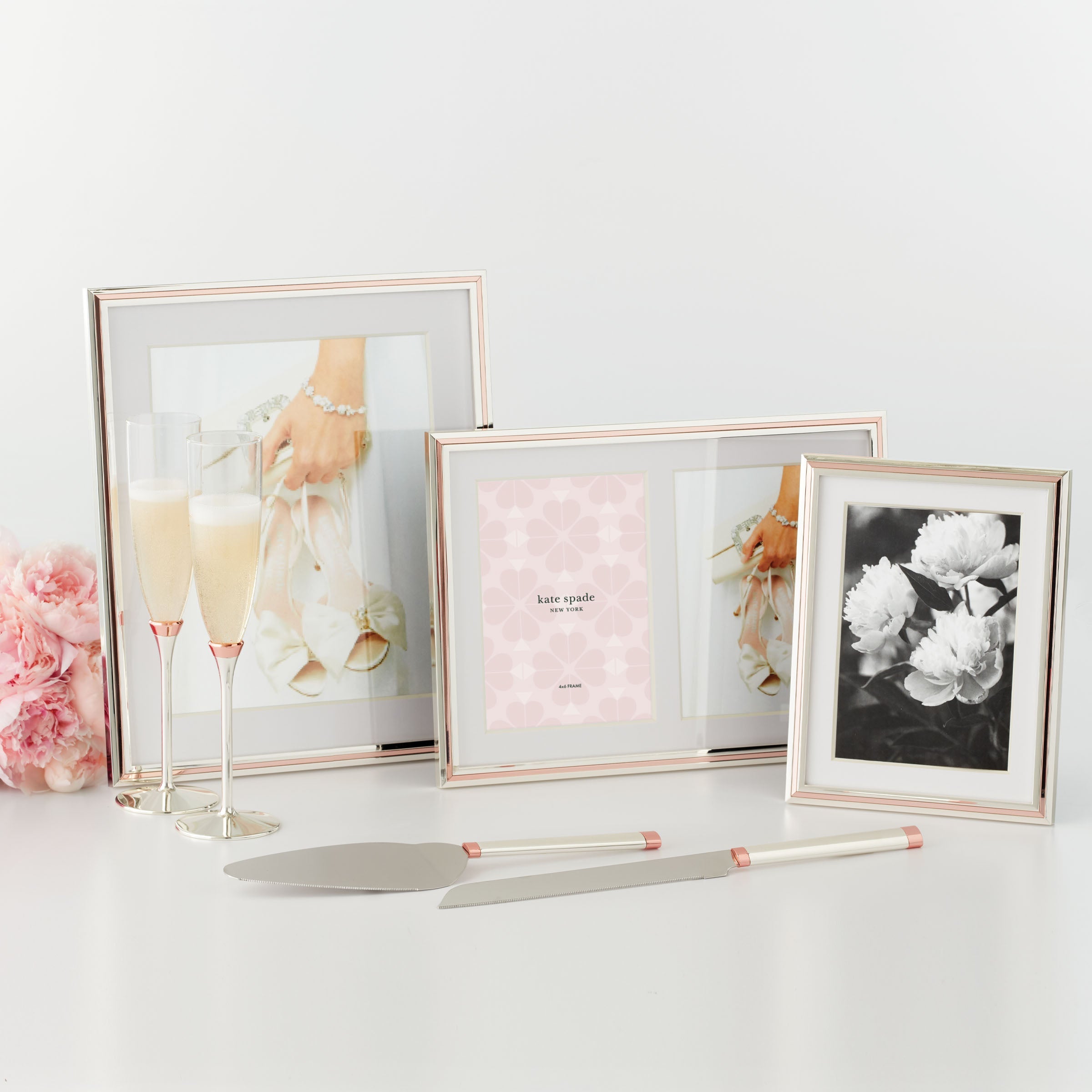 Rosy Glow Double 5x7 Photo Frame - Image 2