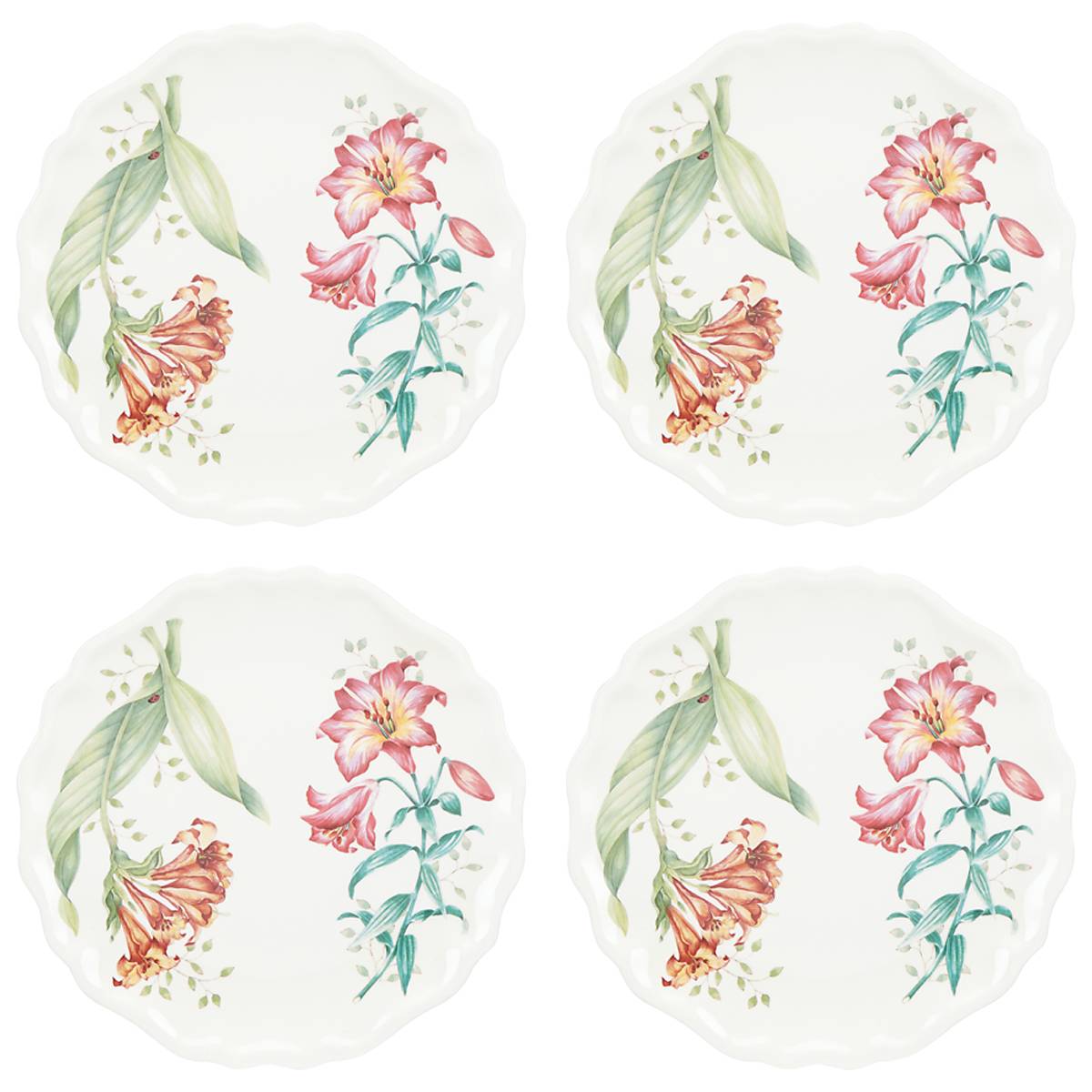 Butterfly Meadow Melamine Accent Plates, Set of 4 - Image 5