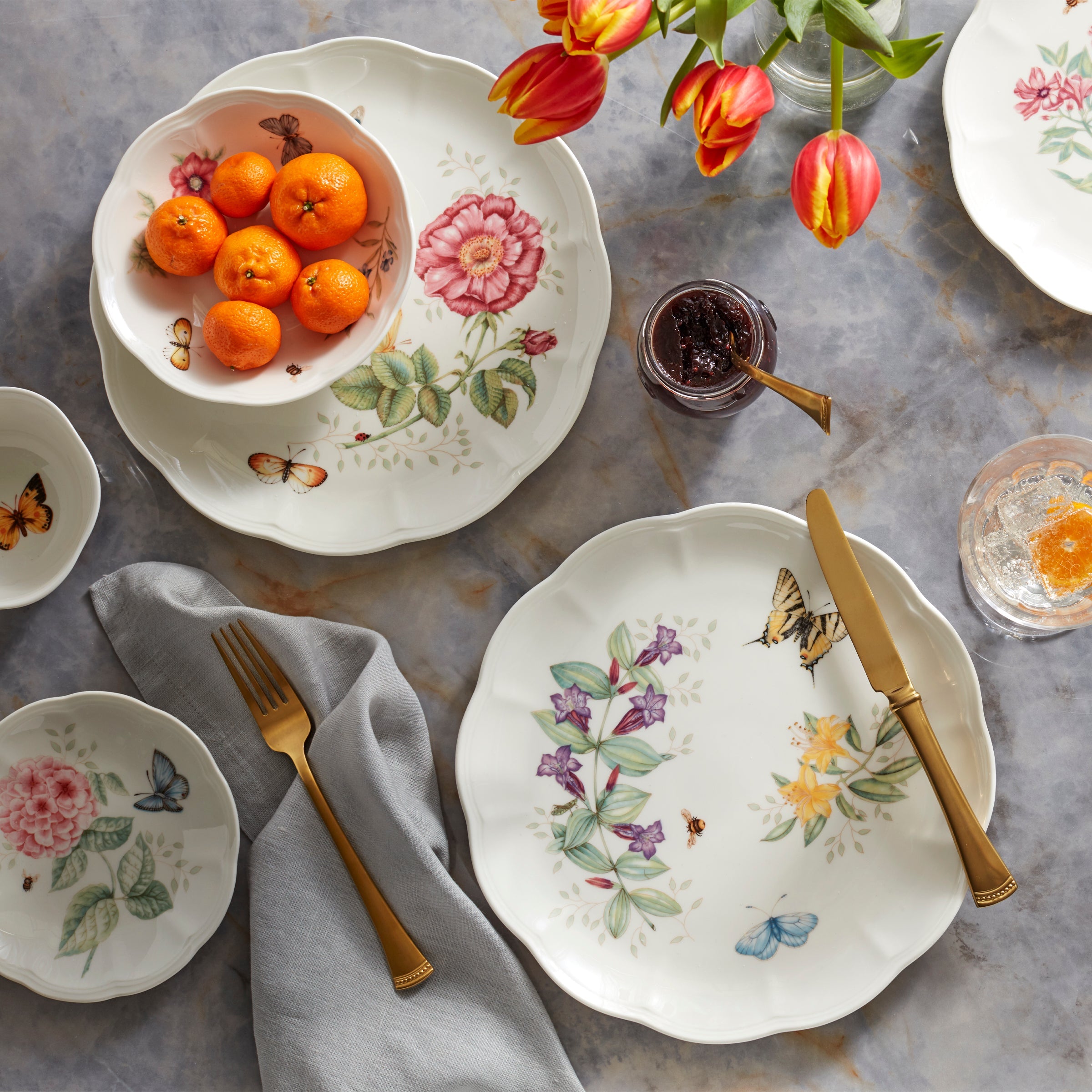 Butterfly Meadow 28-Piece Dinnerware Set - Image 3