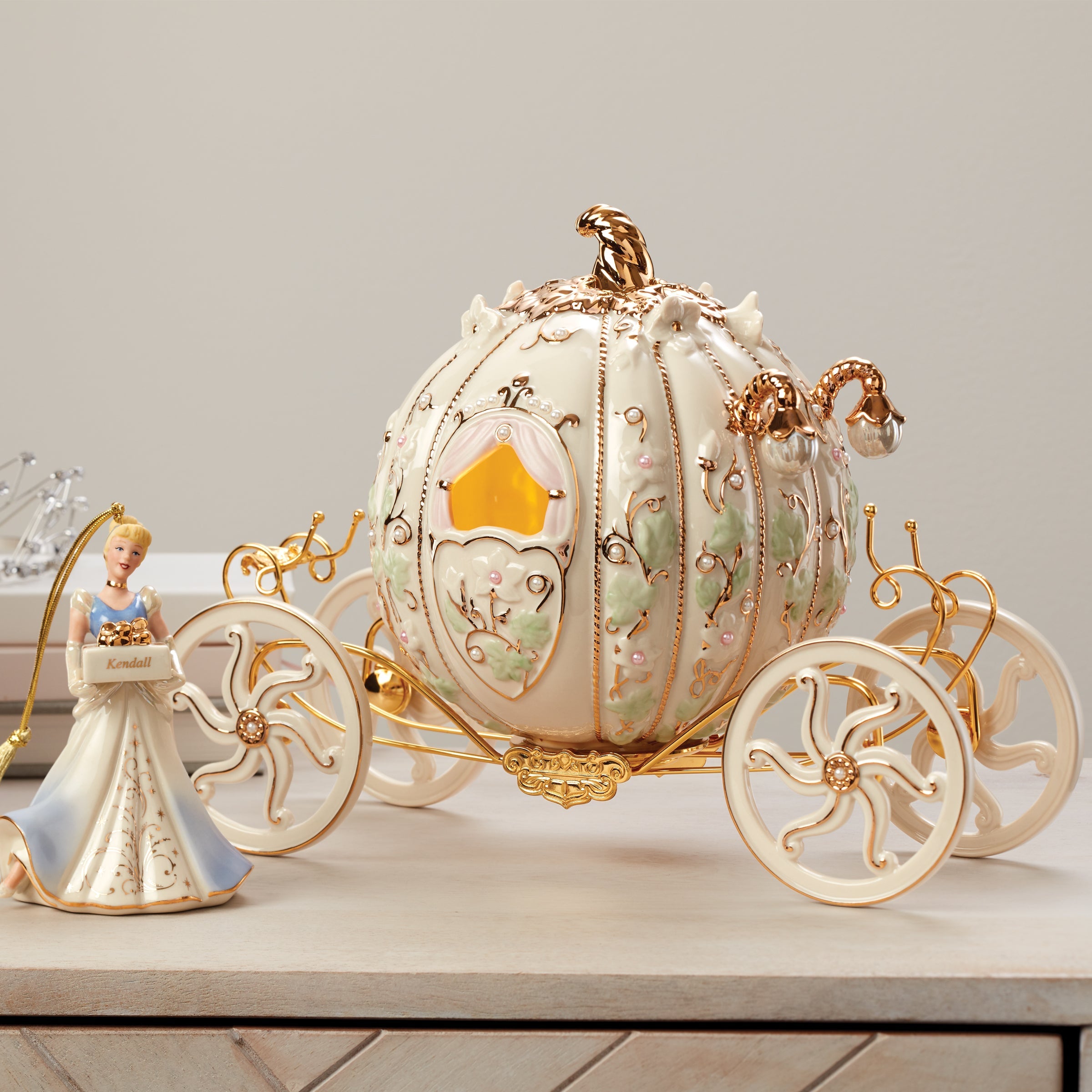 Cinderella's Enchanted Coach Figurine - Image 2