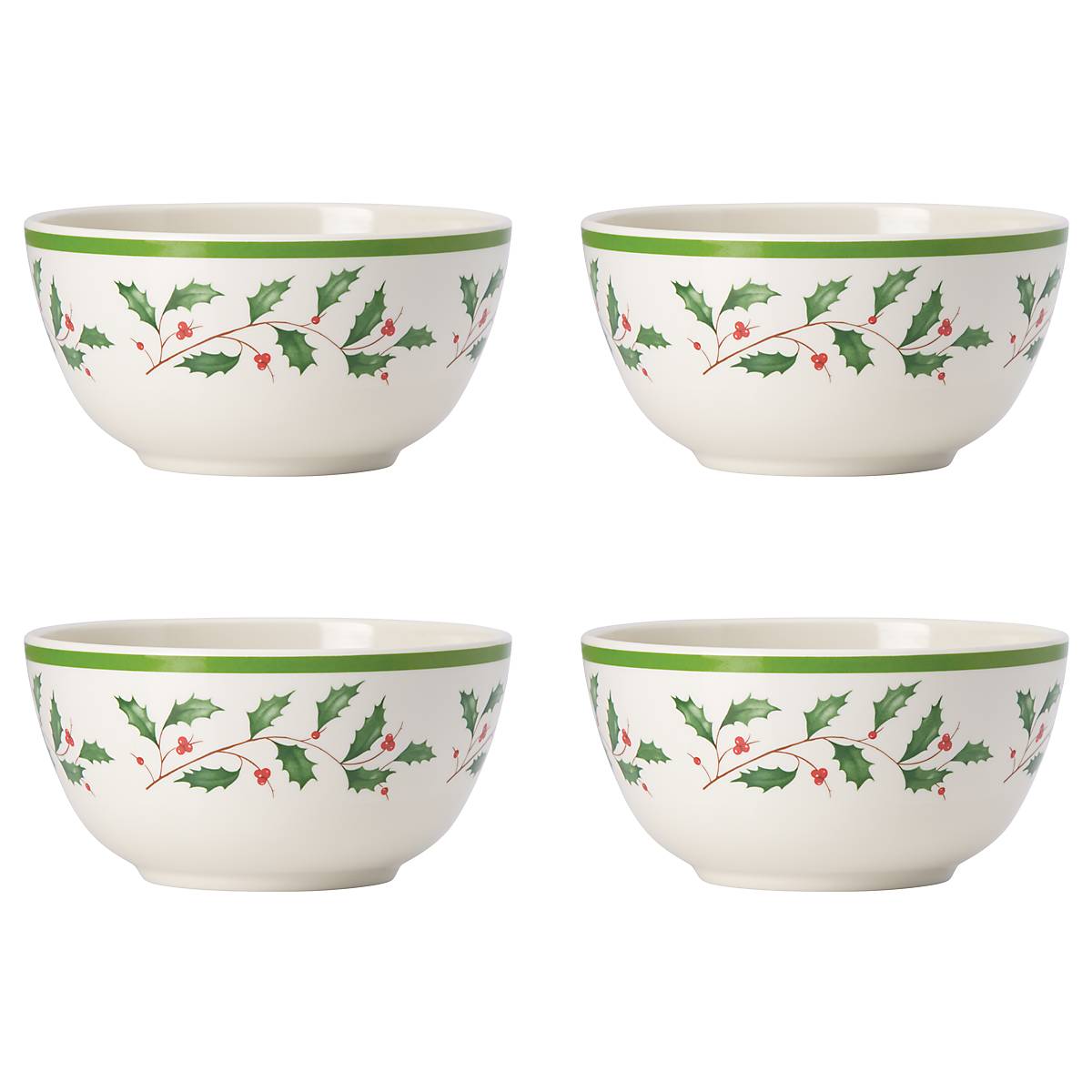 Holiday Melamine All-Purpose Bowls, Set of 4 - Image 2