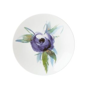 Passion Bloom Tidbit Plate, Violet