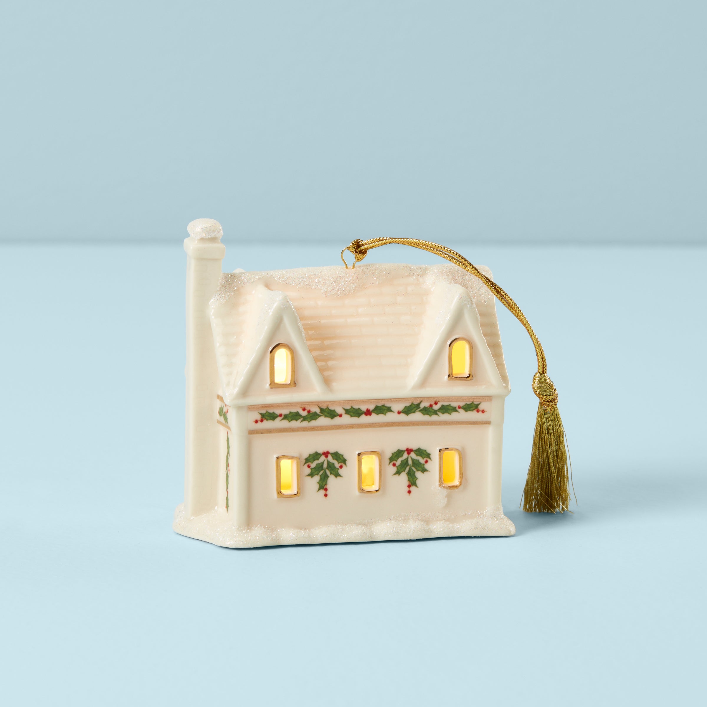 Christmas Village Toy Shop Lit Ornament - Image 2