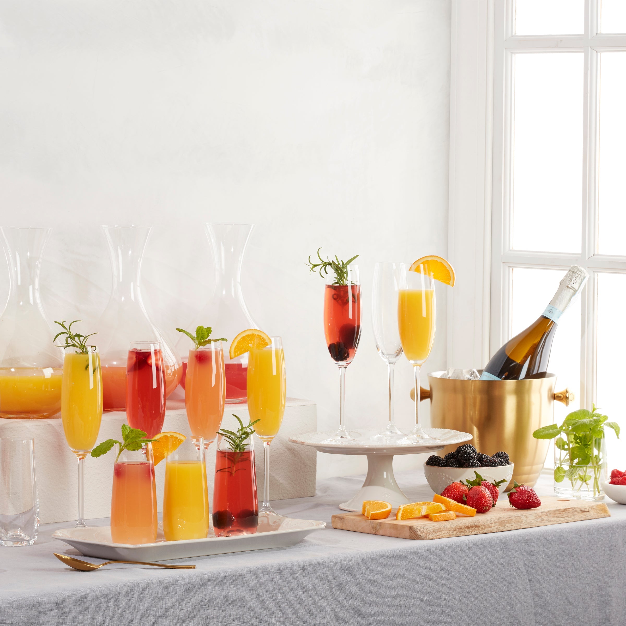 Tuscany Classics Champagne Flute Glasses, Set of 6 - Image 9
