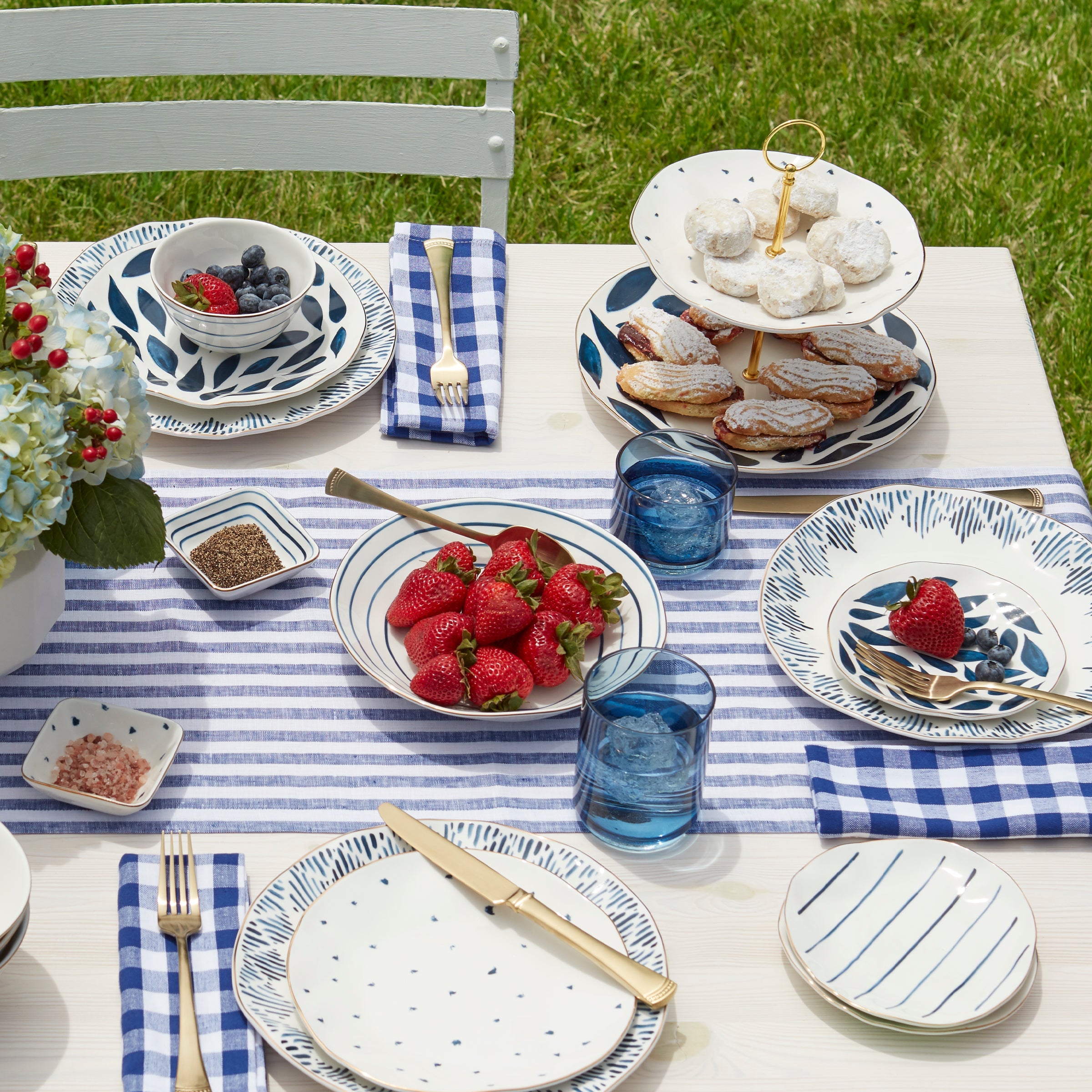 Blue Bay Dessert Bowls, Set of 4 - Image 4
