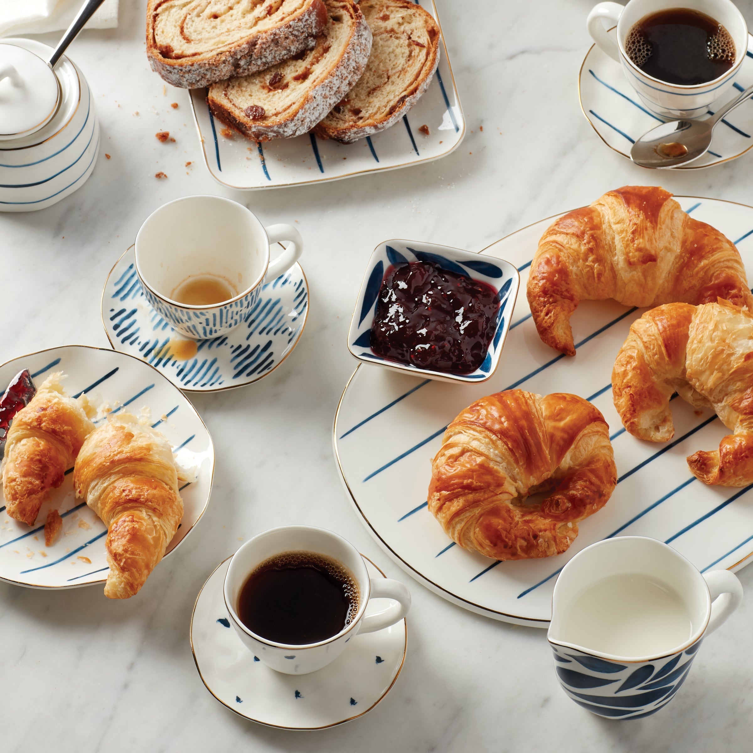 Blue Bay 8-Piece Espresso Cup & Saucer Set - Image 3