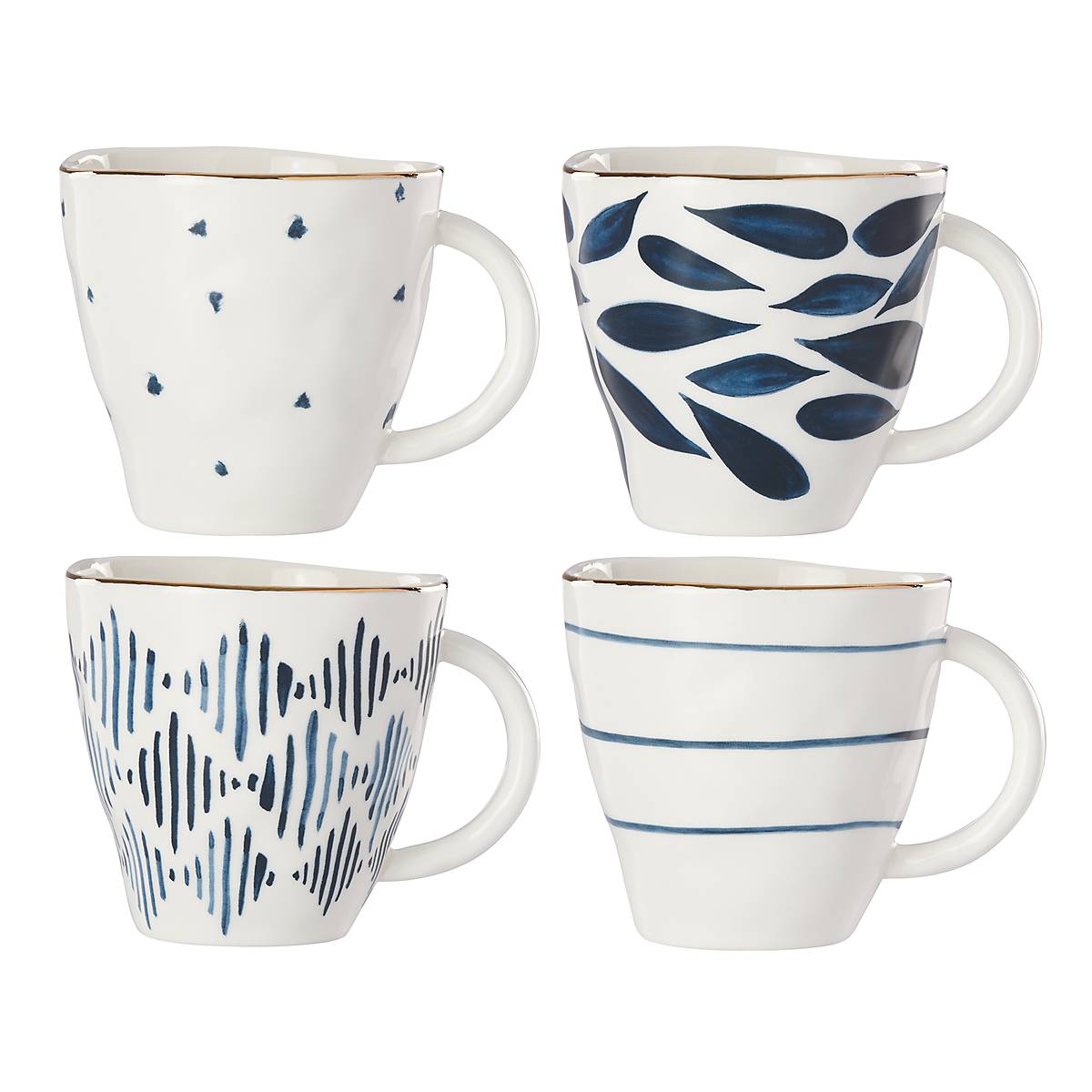 Blue Bay Dessert Mugs, Set of 4 - Image 2