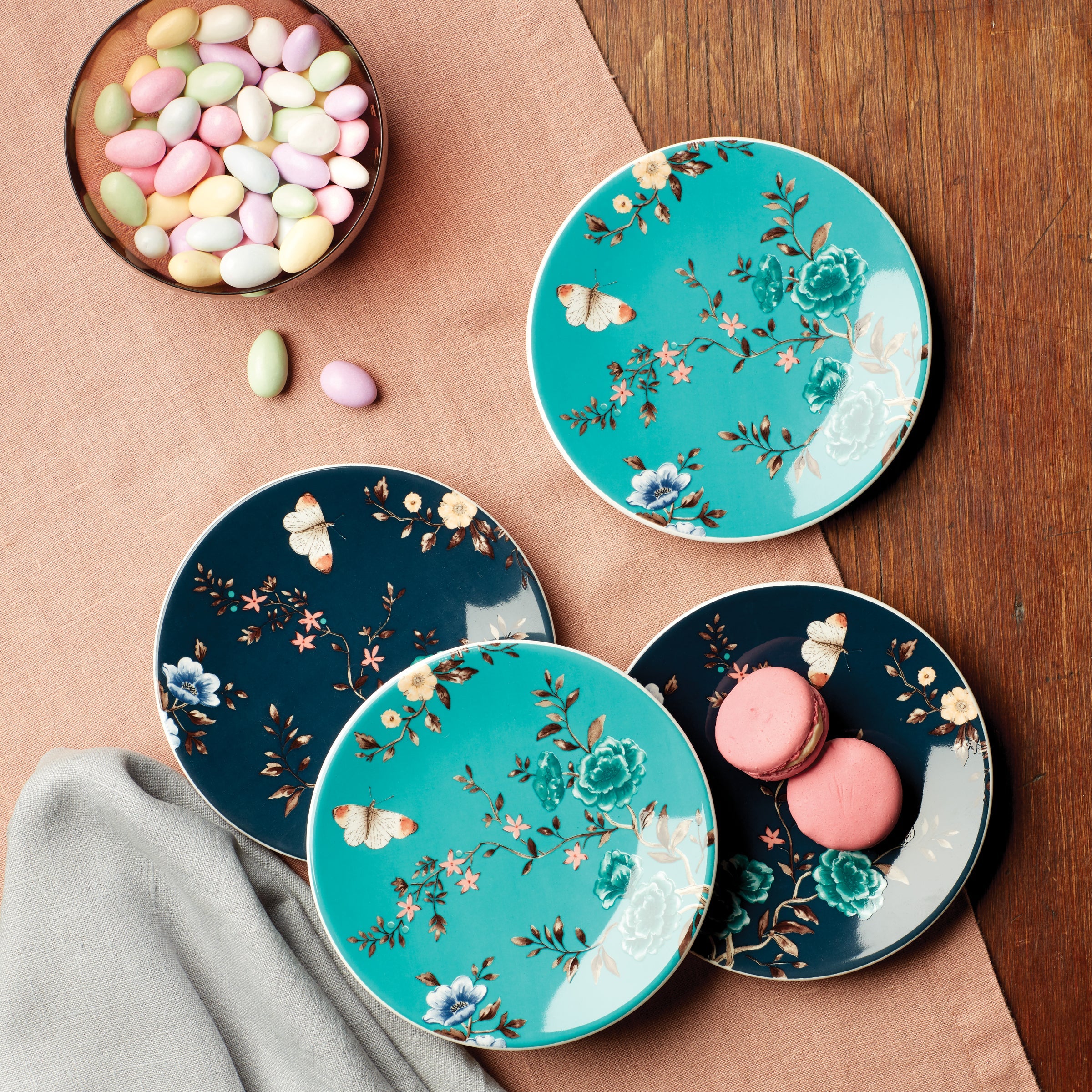 Sprig & Vine Tidbit Plates, Set of 4 - Image 3