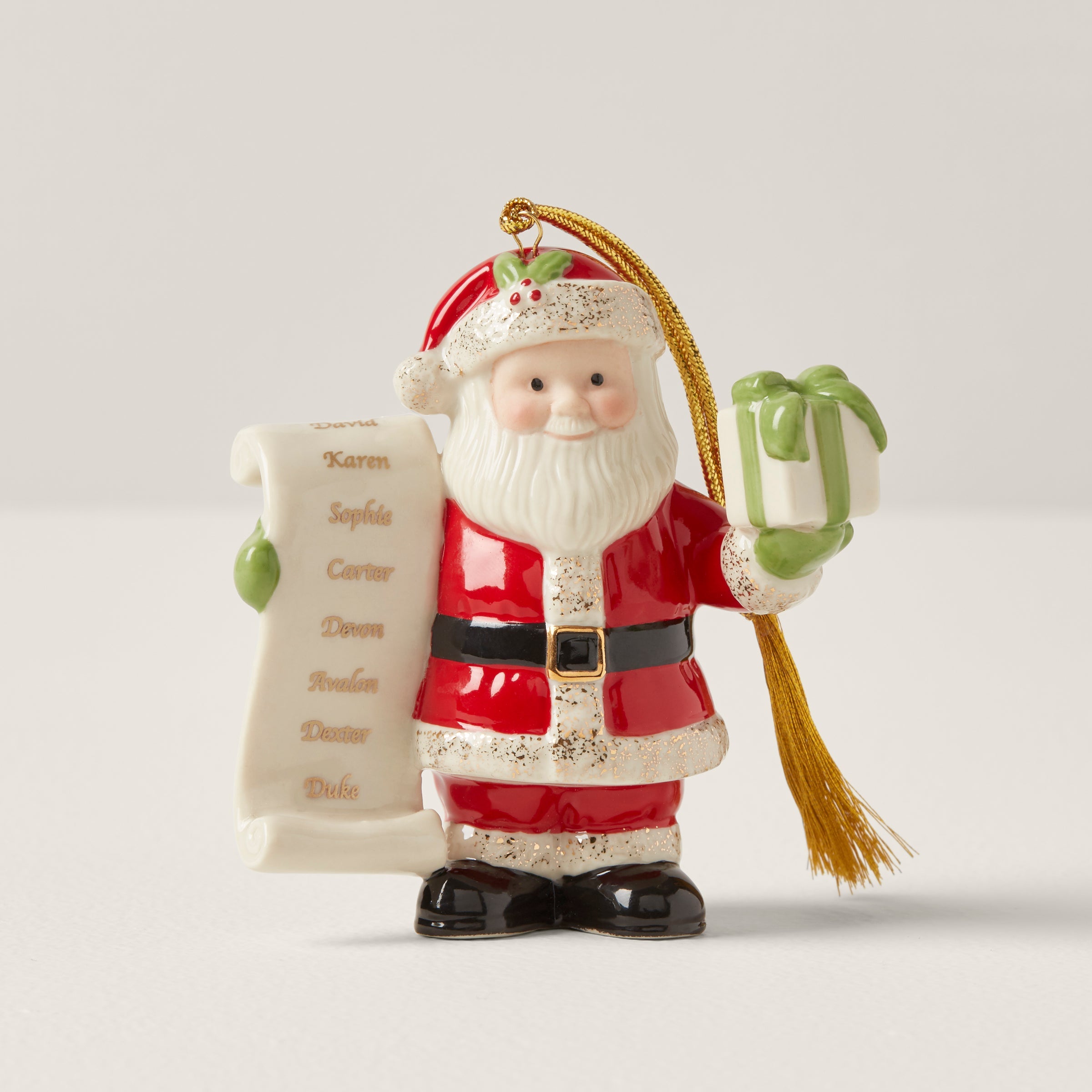 Personalized Naughty & Nice Ornament