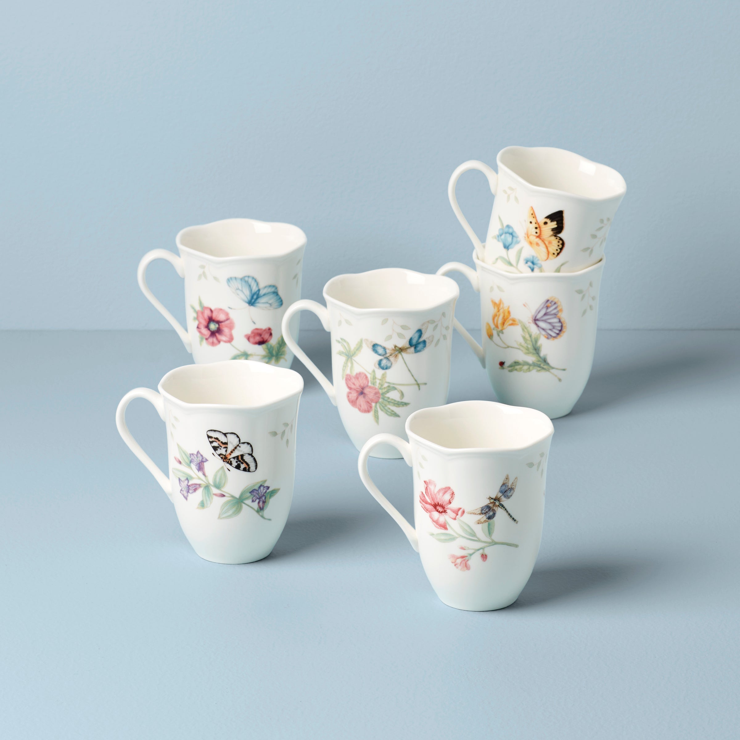 Butterfly Meadow Mugs, Set of 6 - Image 2