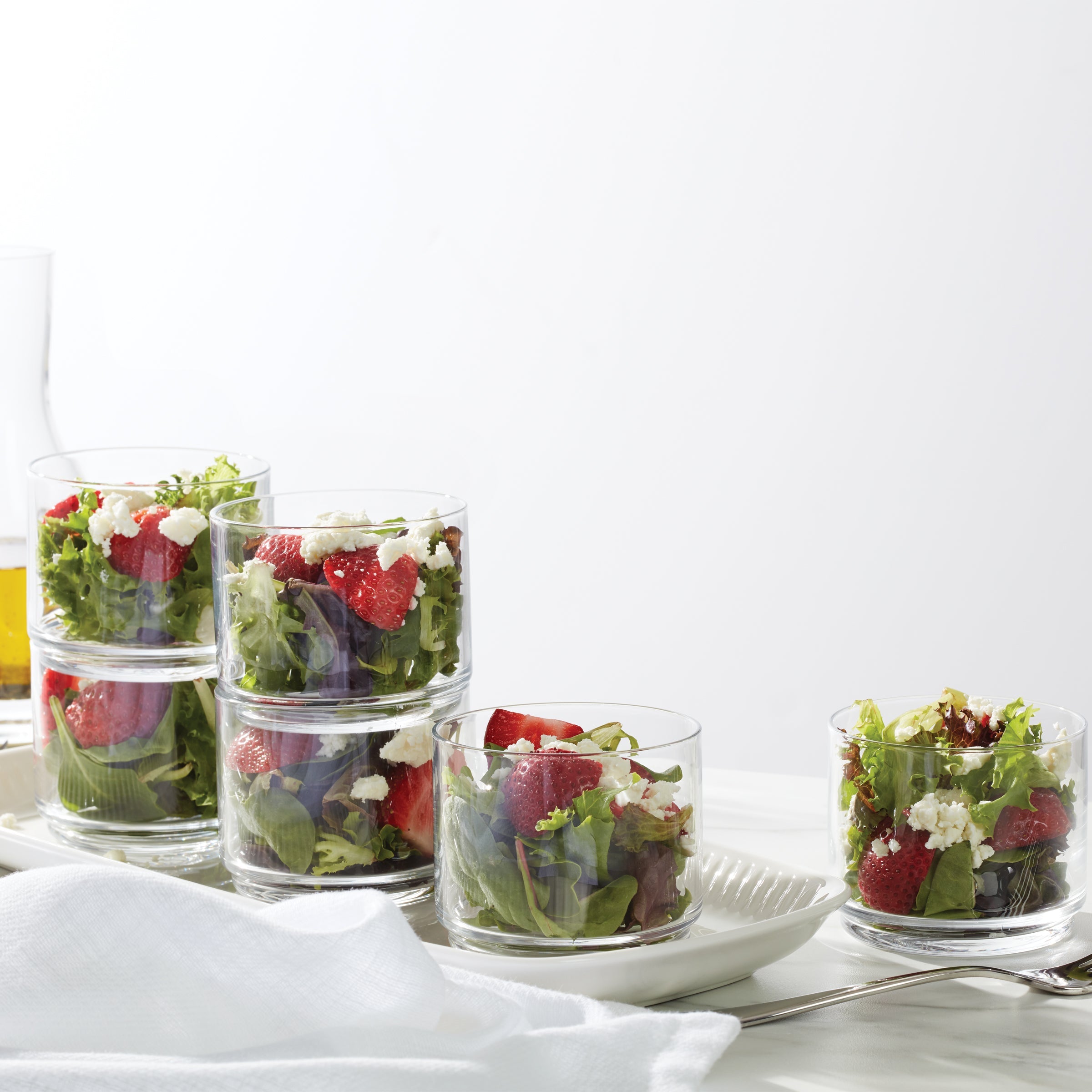 Tuscany Classics Stackable Clear Short Glasses, Set of 6 - Image 6