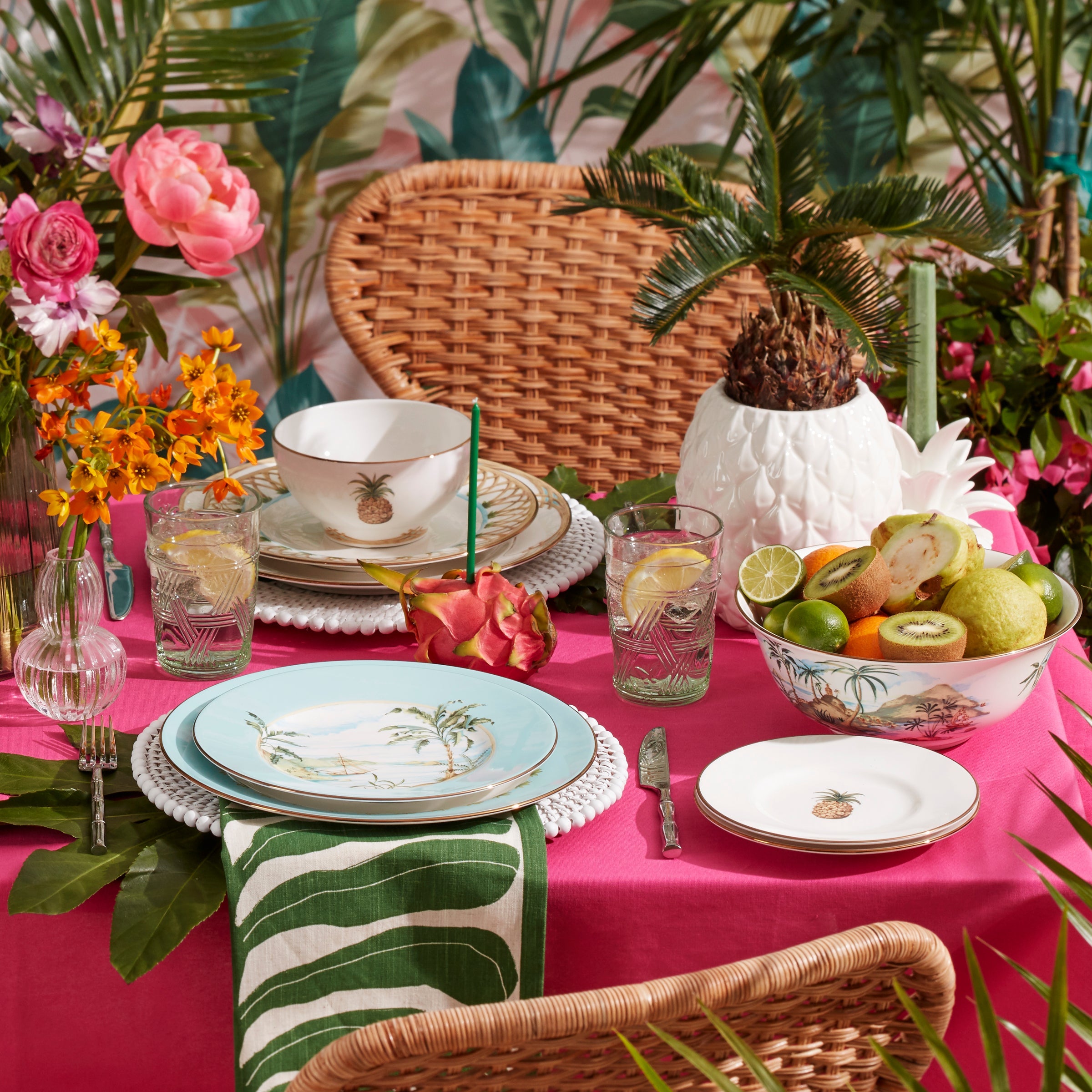 British Colonial Bamboo Rice Bowl - Image 4