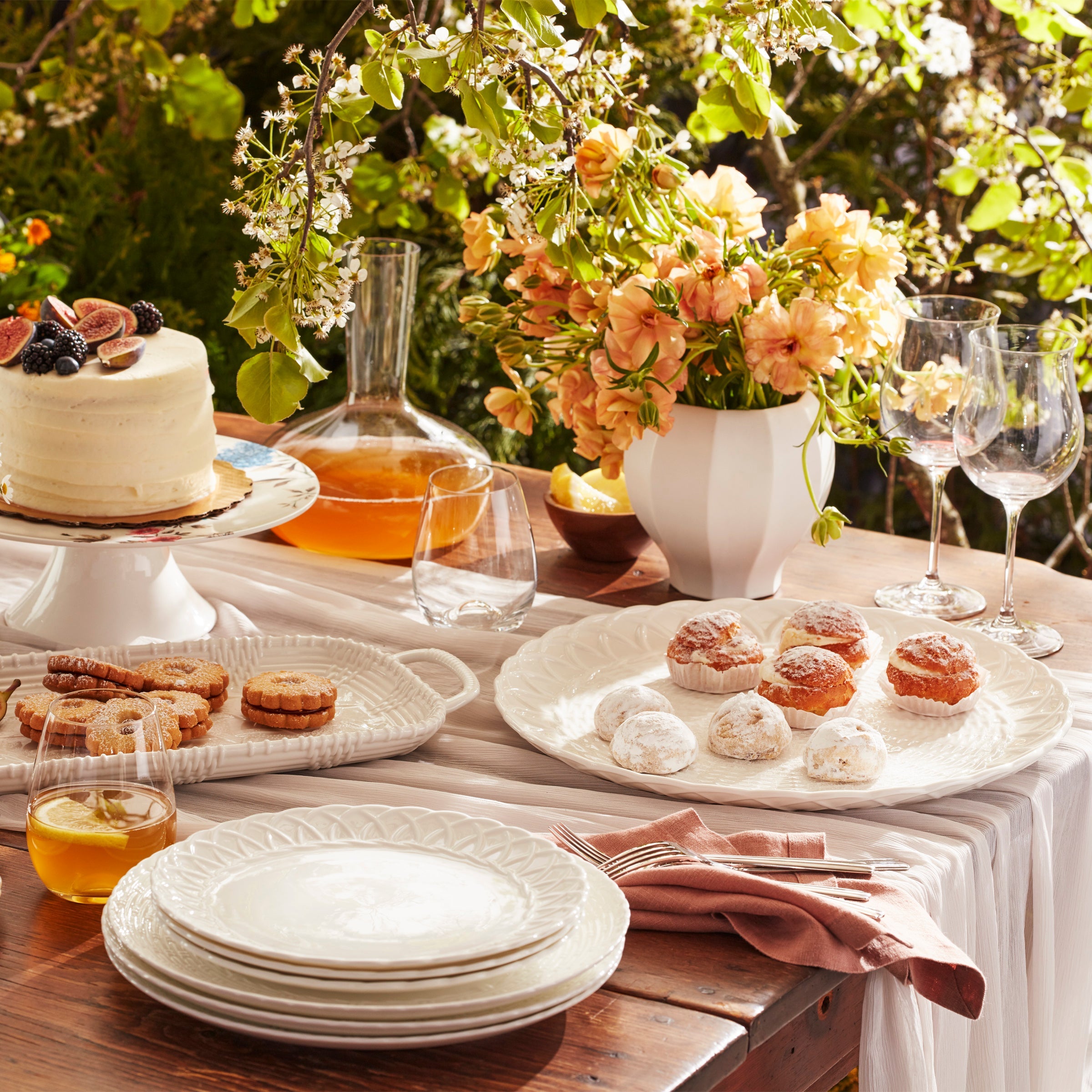 Wicker Creek Dinner Plates, Set of 4 - Image 5