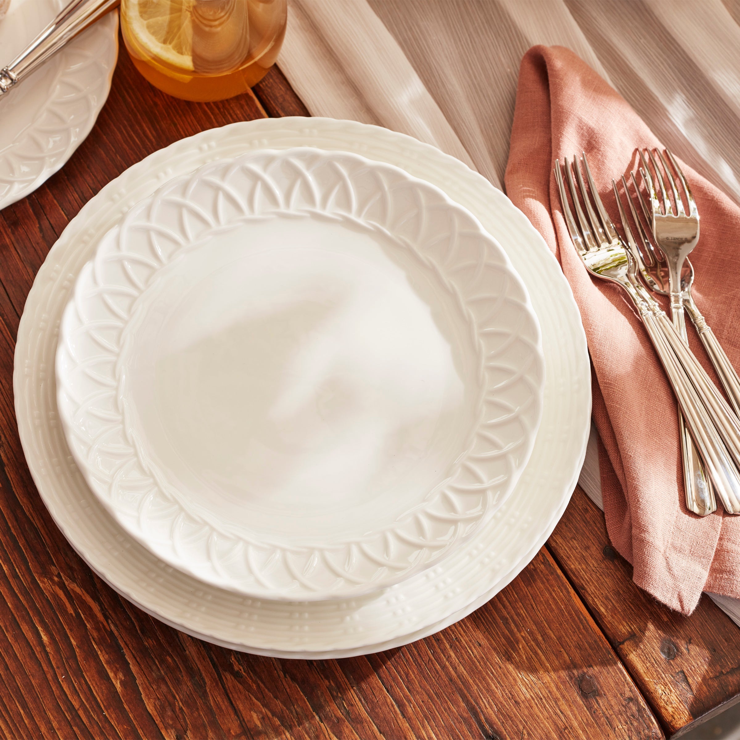 Wicker Creek 12-Piece Dinnerware Set - Image 9