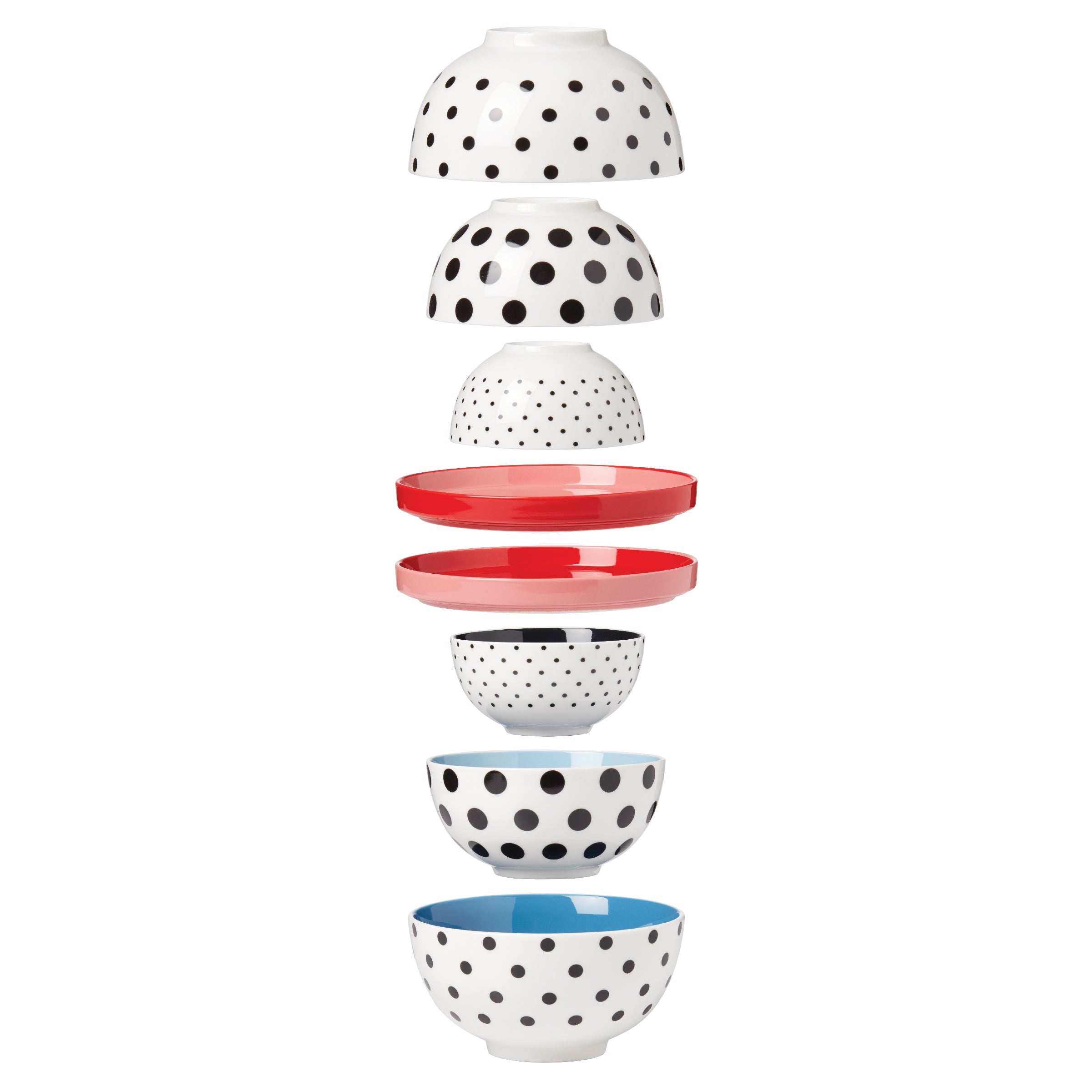 On The Spot 8-Piece Nesting Dinnerware Set - Image 3