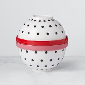 On The Spot 8-Piece Nesting Dinnerware Set