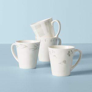 Oyster Bay Assorted Mugs, Set of 4