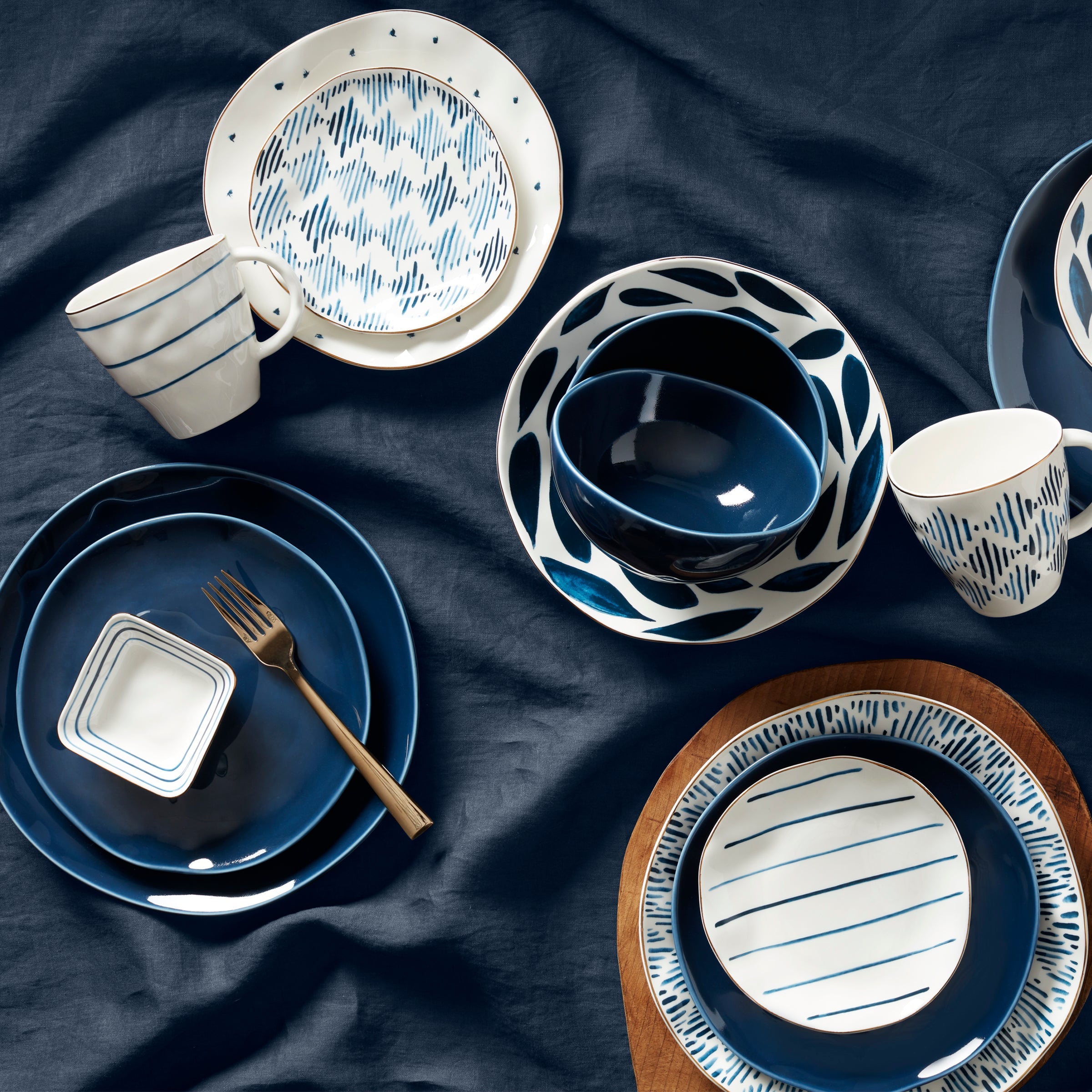 Bay Colors Blue All-Purpose Bowls, Set of 4 - Image 2