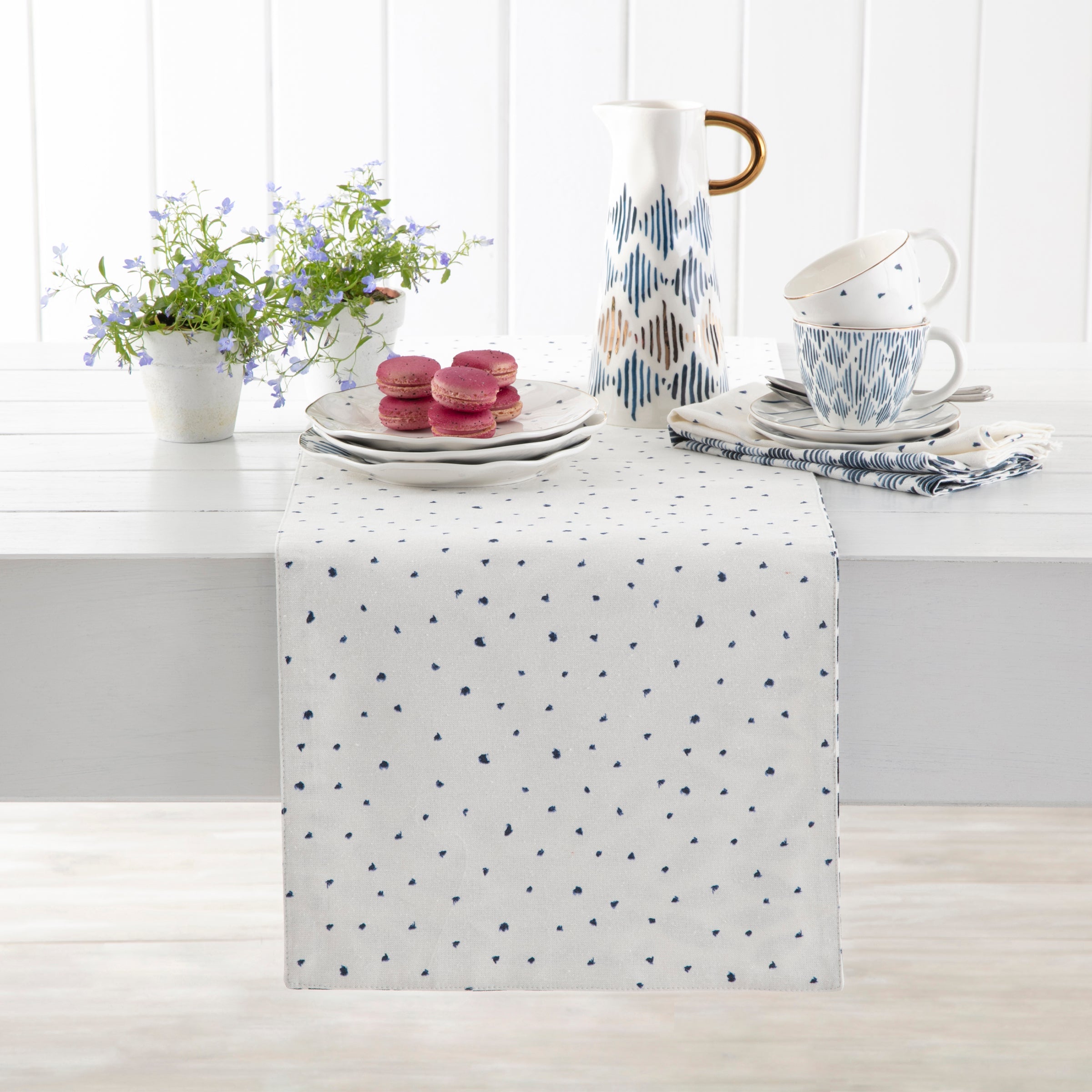 Blue Bay Reversible Table Runner - Image 3