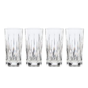 Soho Crystal Highball Glasses, Set of 4