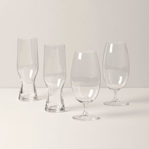 Tuscany Classics Assorted Beer Glasses, Set of 4