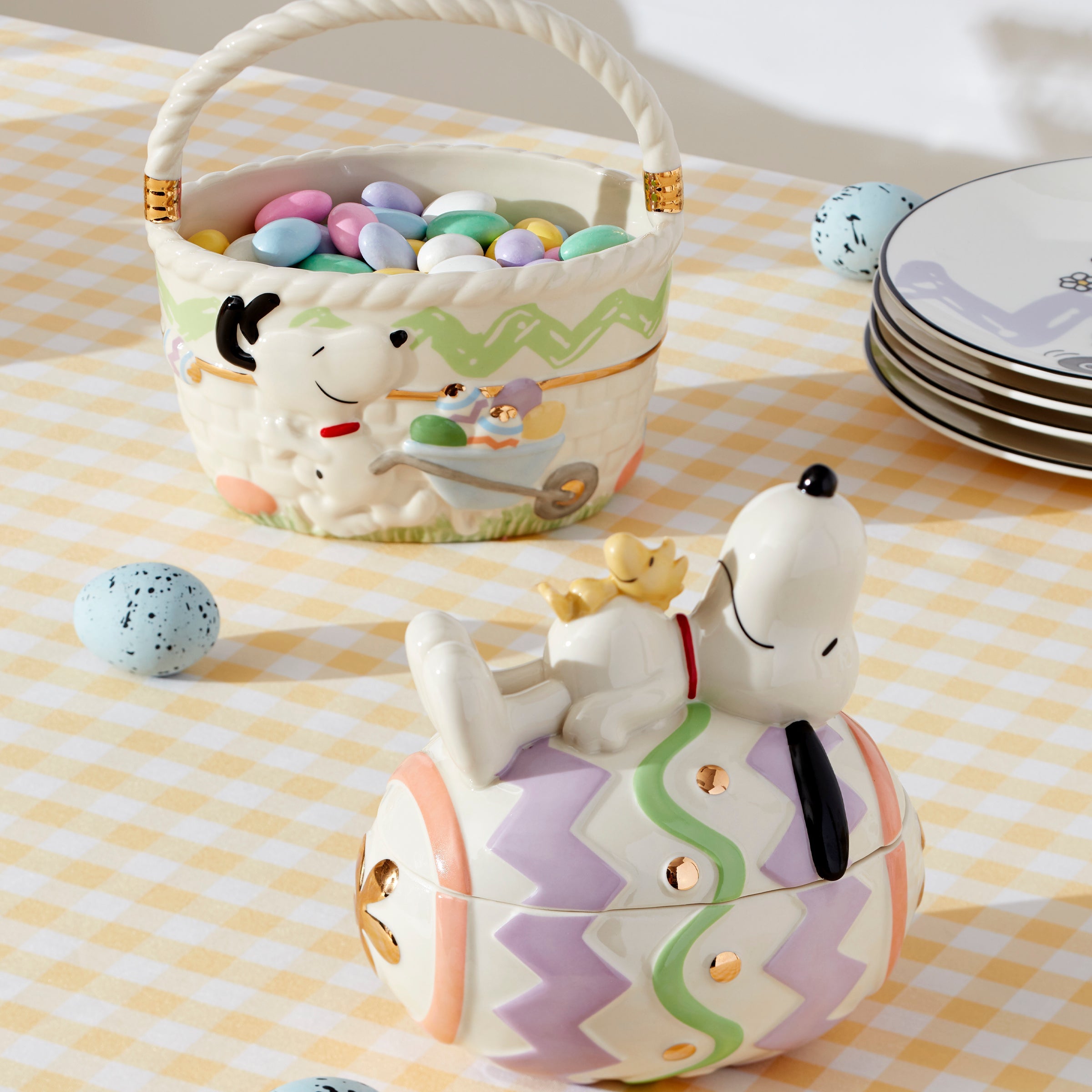 Snoopy Easter Covered Candy Dish - Image 6