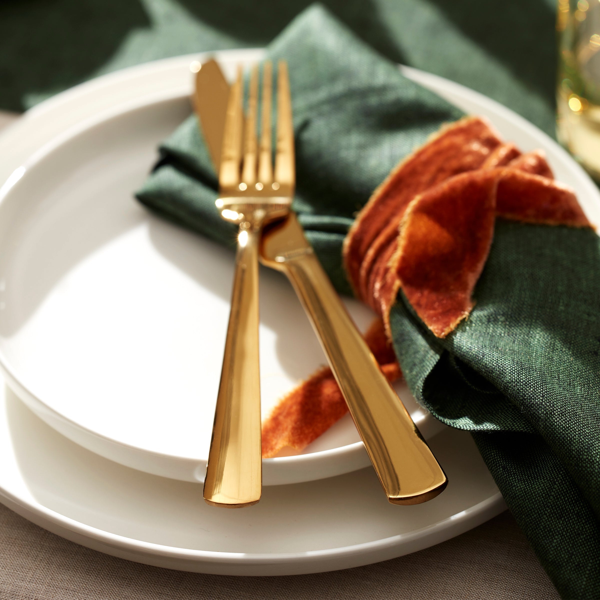 Aptitude Gold 20-Piece Flatware Set - Image 2