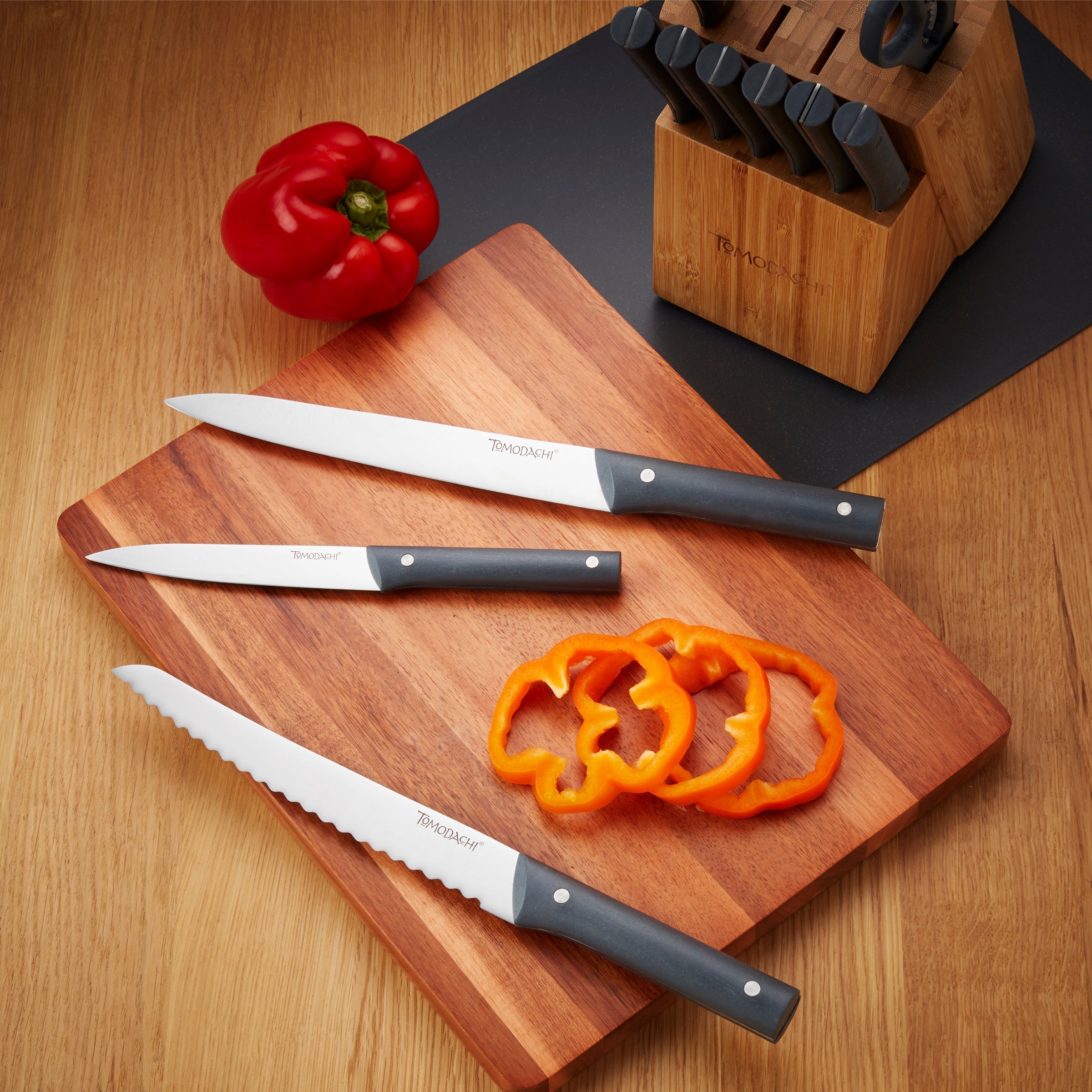 Harvest Slate 15-Piece Cutlery Block Set - Image 7