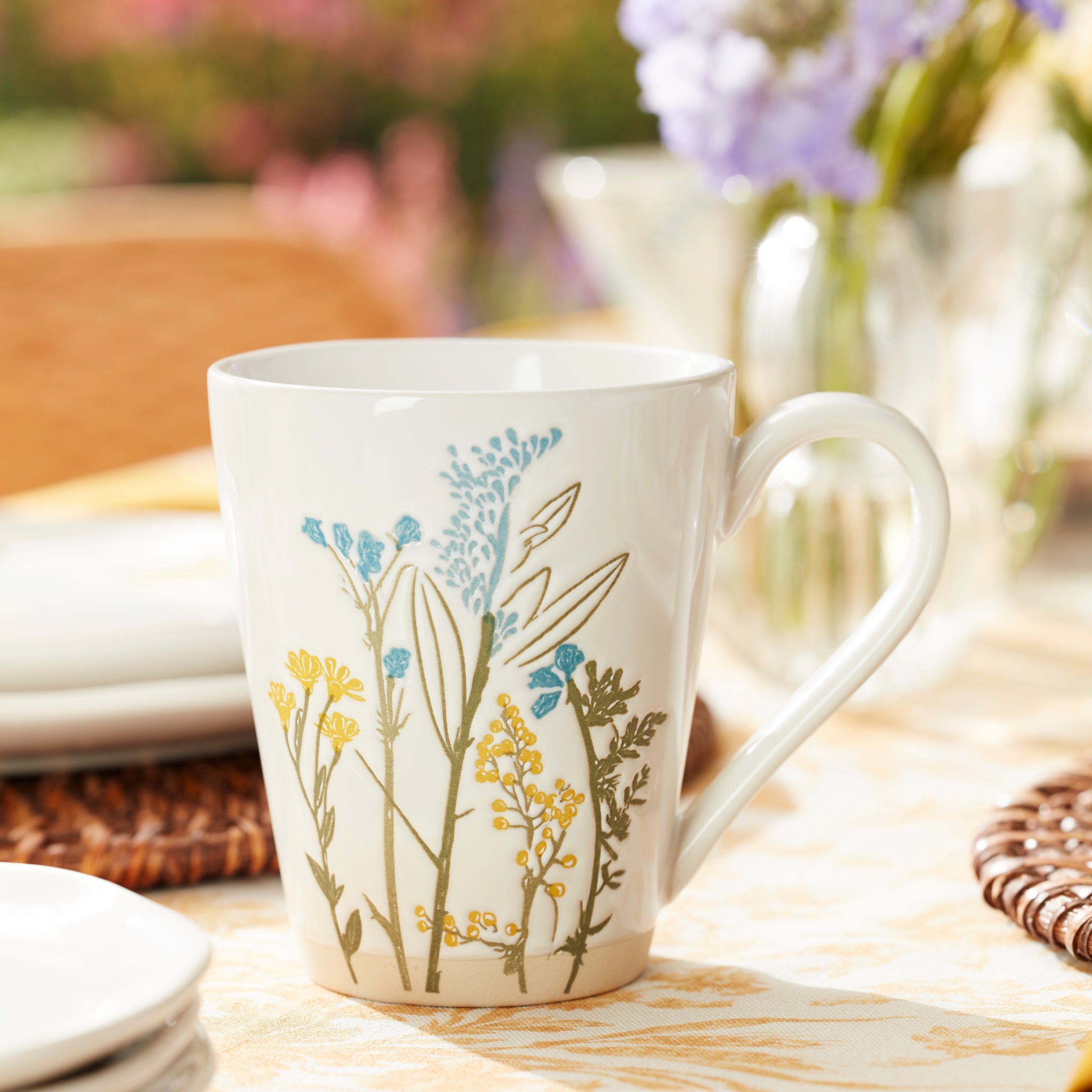 Wildflowers Mugs, Set of 4 - Image 2