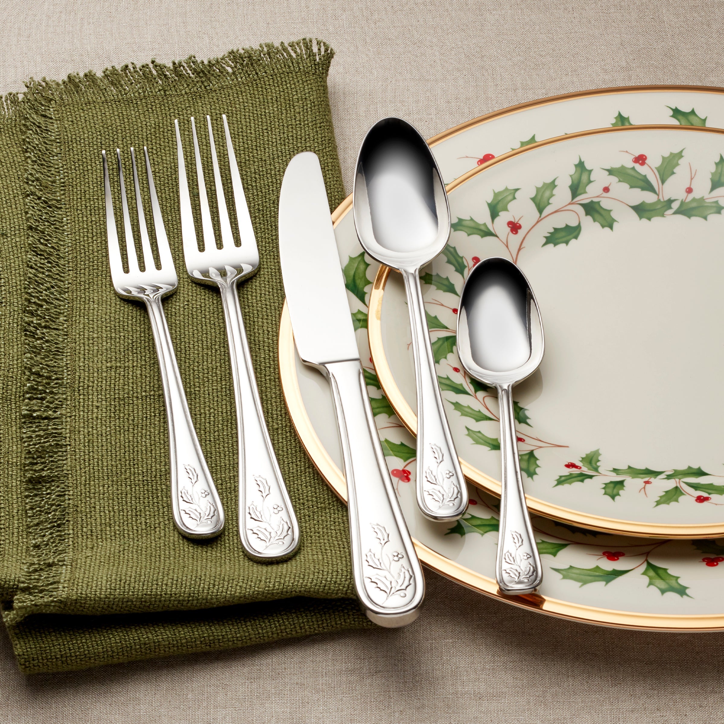 Holiday 65-Piece Flatware Set - Image 6