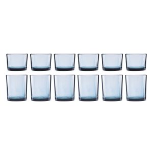 Stackables Blue Drinkware, Set Of 12