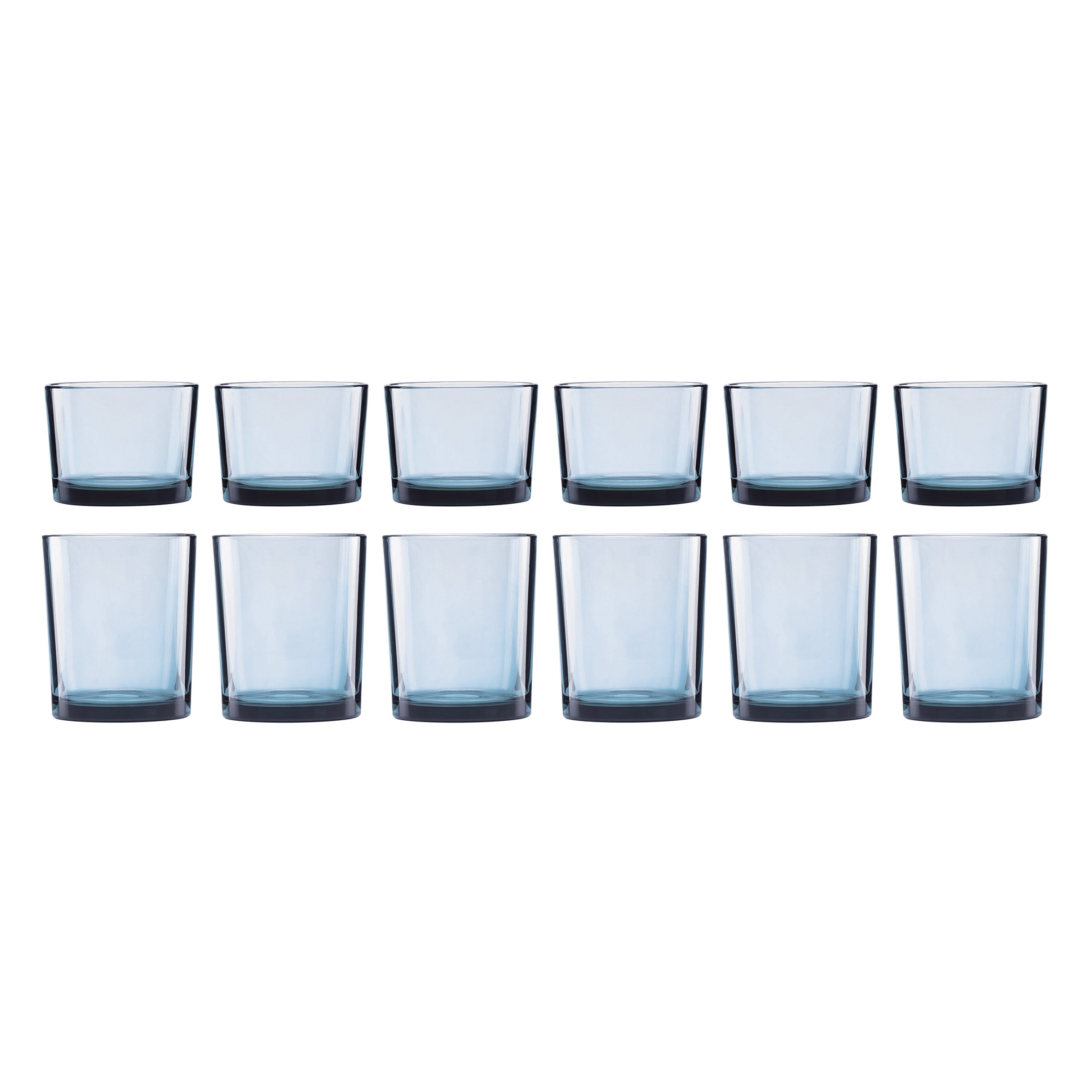 Stackables Blue Drinkware, Set Of 12