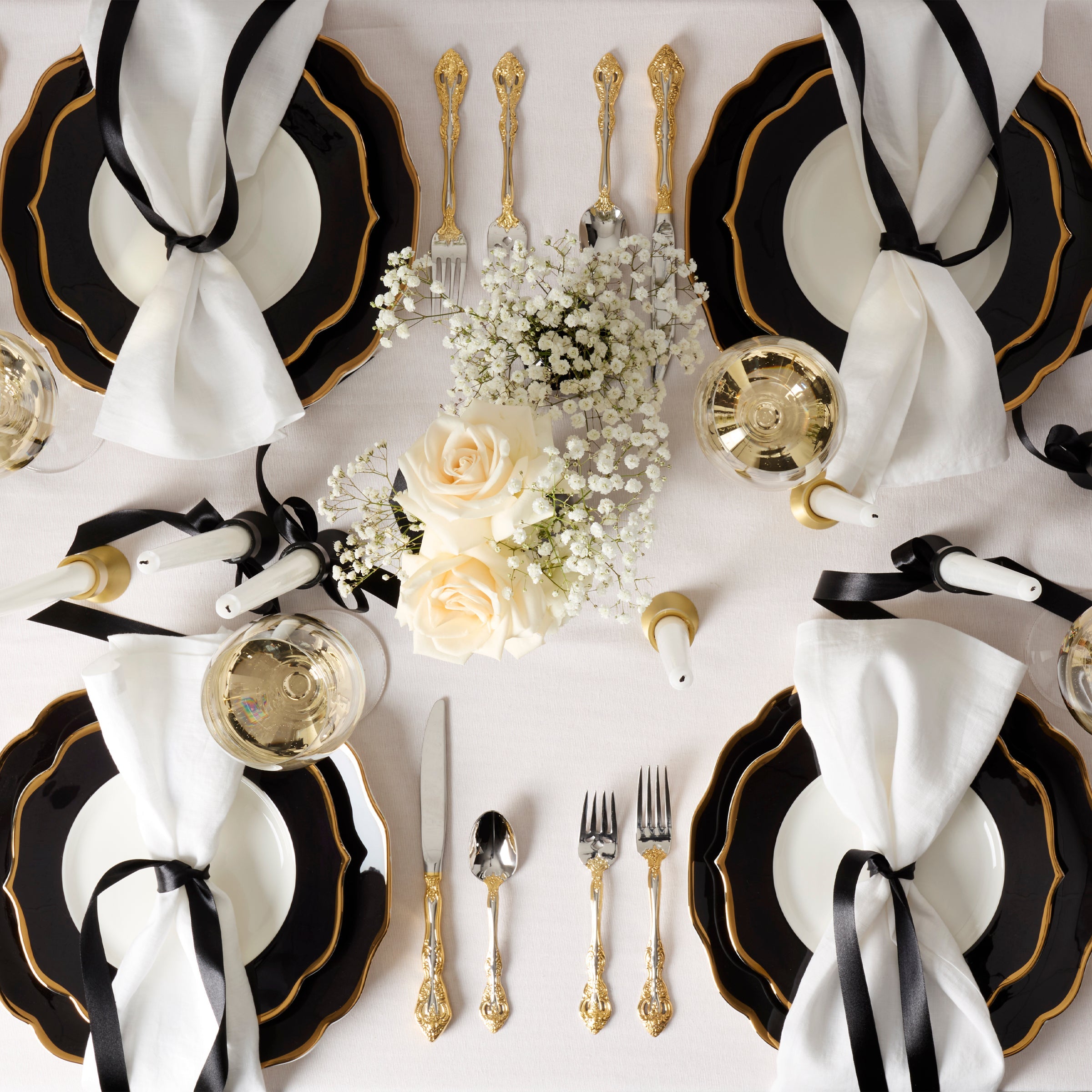 Golden Michelangelo 20-Piece Flatware Set - Image 3