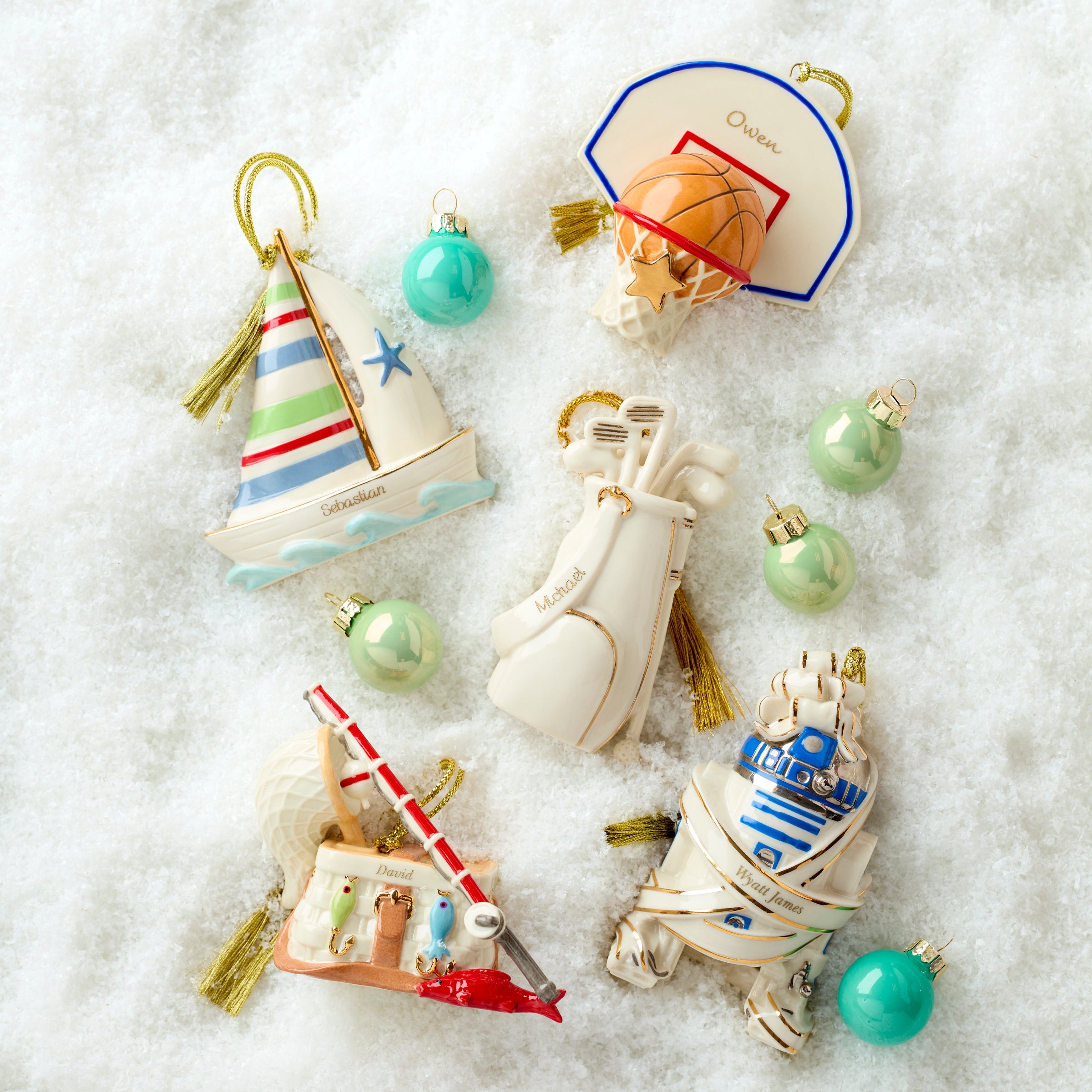 Personalized Basketball Ornament - Image 7