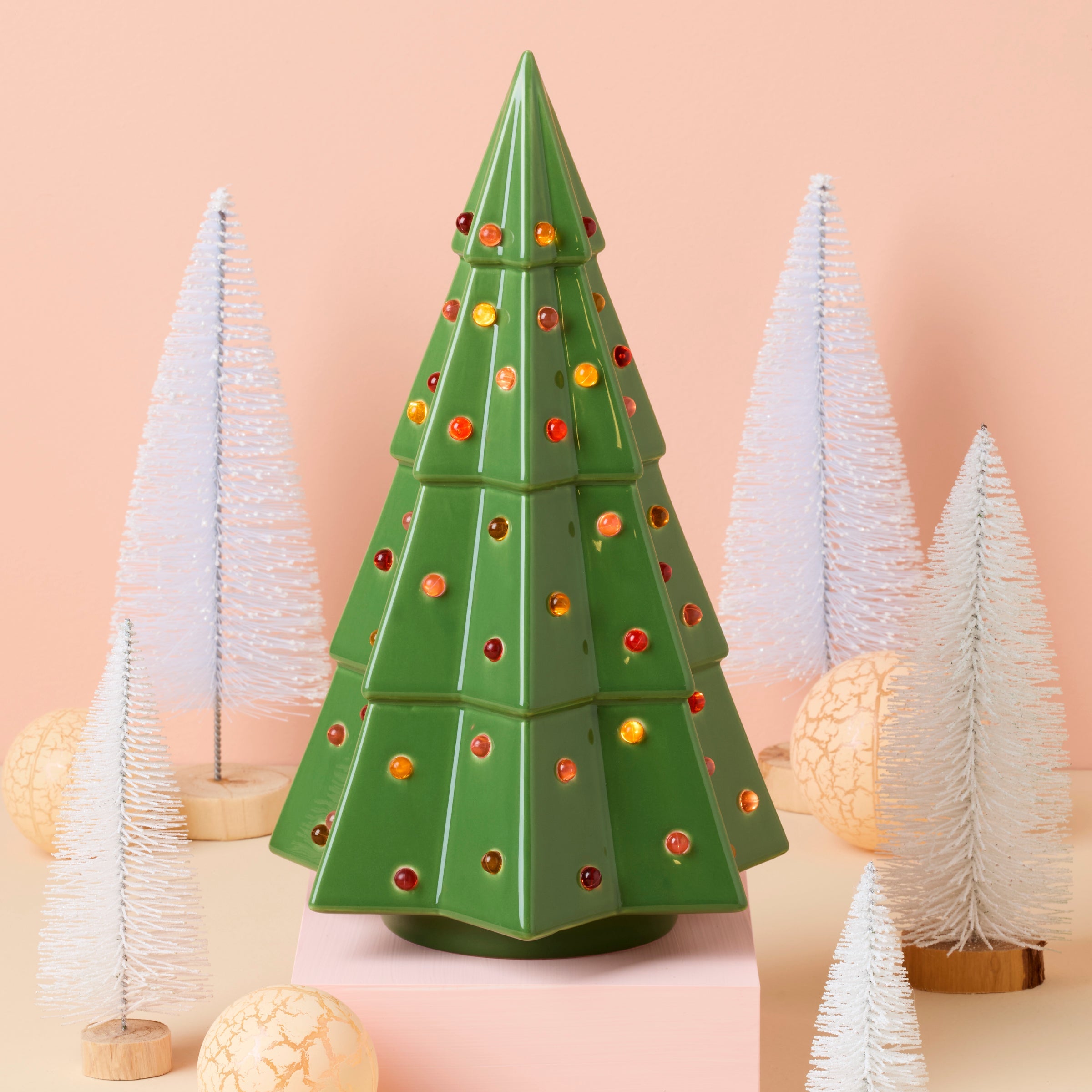 Evergreen Large Lit Tree Figurine - Image 5