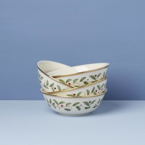 Holiday Dinnerware Place Setting Bowls, Set Of 4